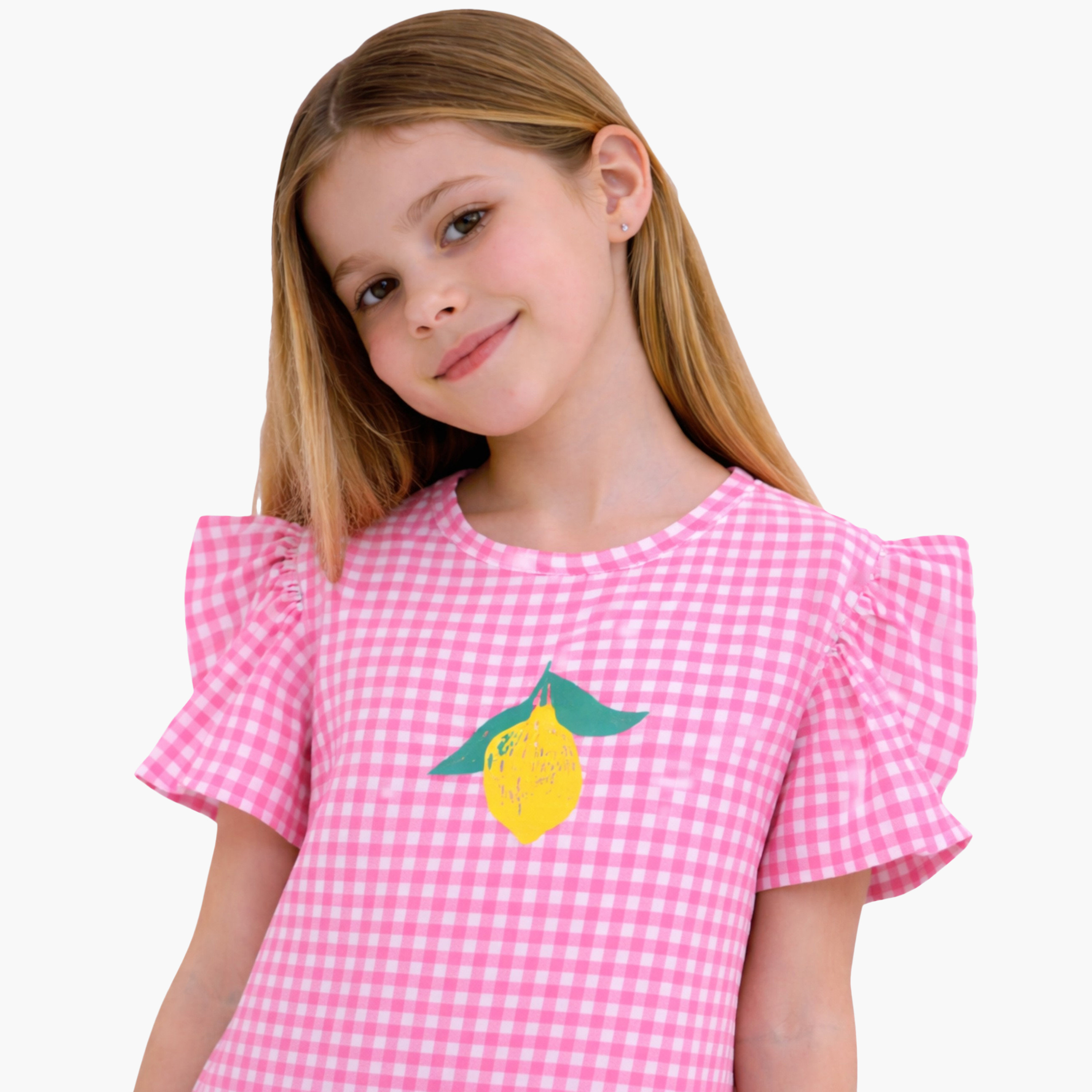 Victor and Jane Pineapple Print Sleep Tee Dress-girls-clothing-dressesandjumpsuits-image-4