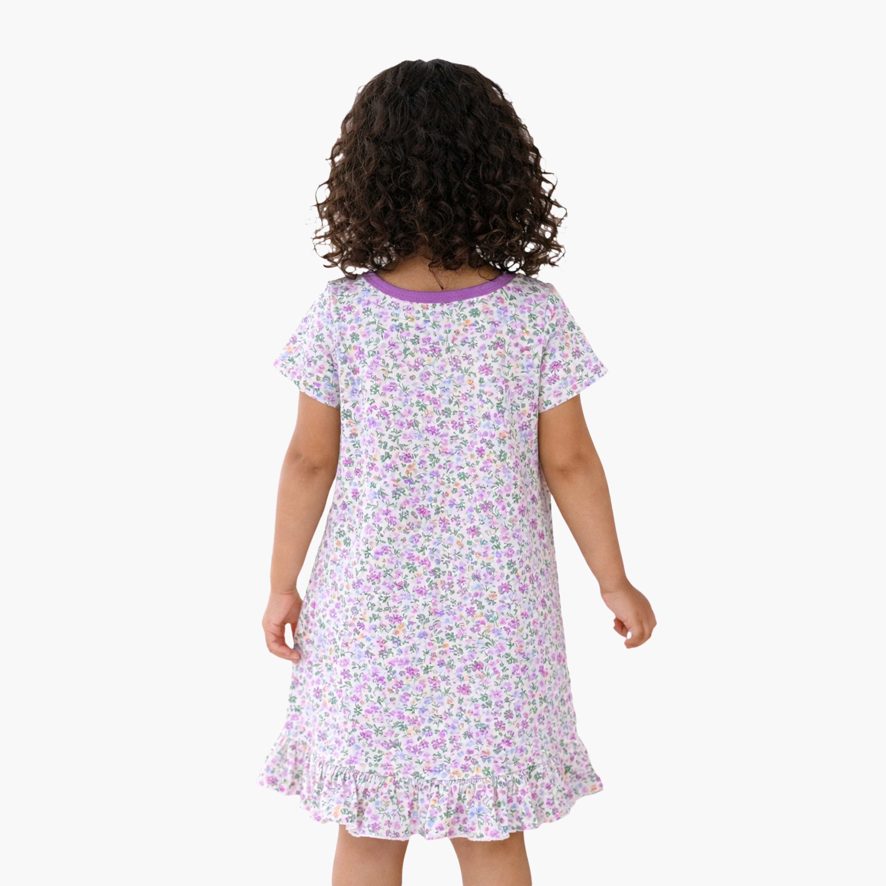 Victor and Jane Floral Print Sleep Tee Dress-girls-clothing-dressesandjumpsuits-image-3