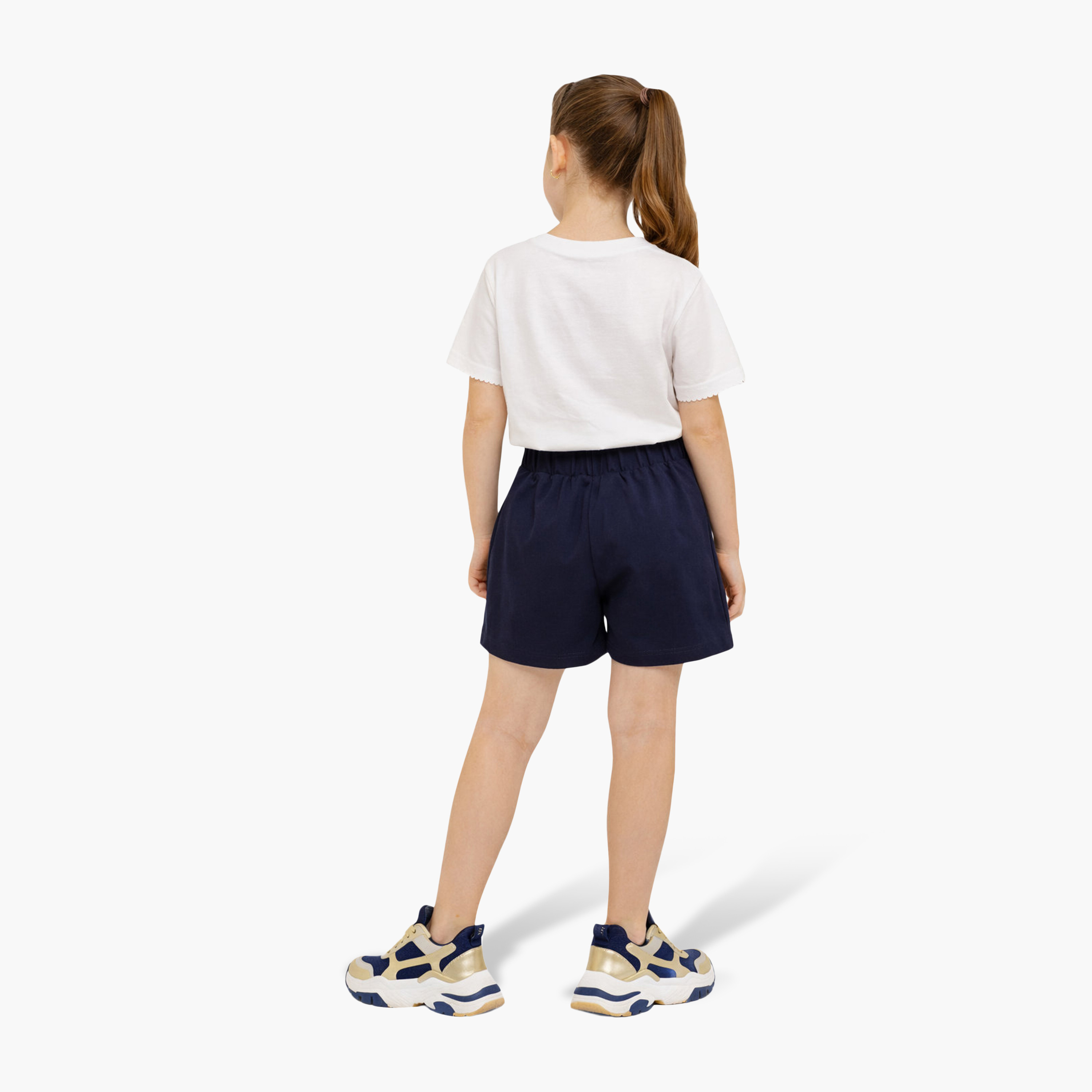 Victor and Jane Sequin Love Forever Printed T-Shirt & Shorts Set-girls-clothing-setsandcoords-image-3