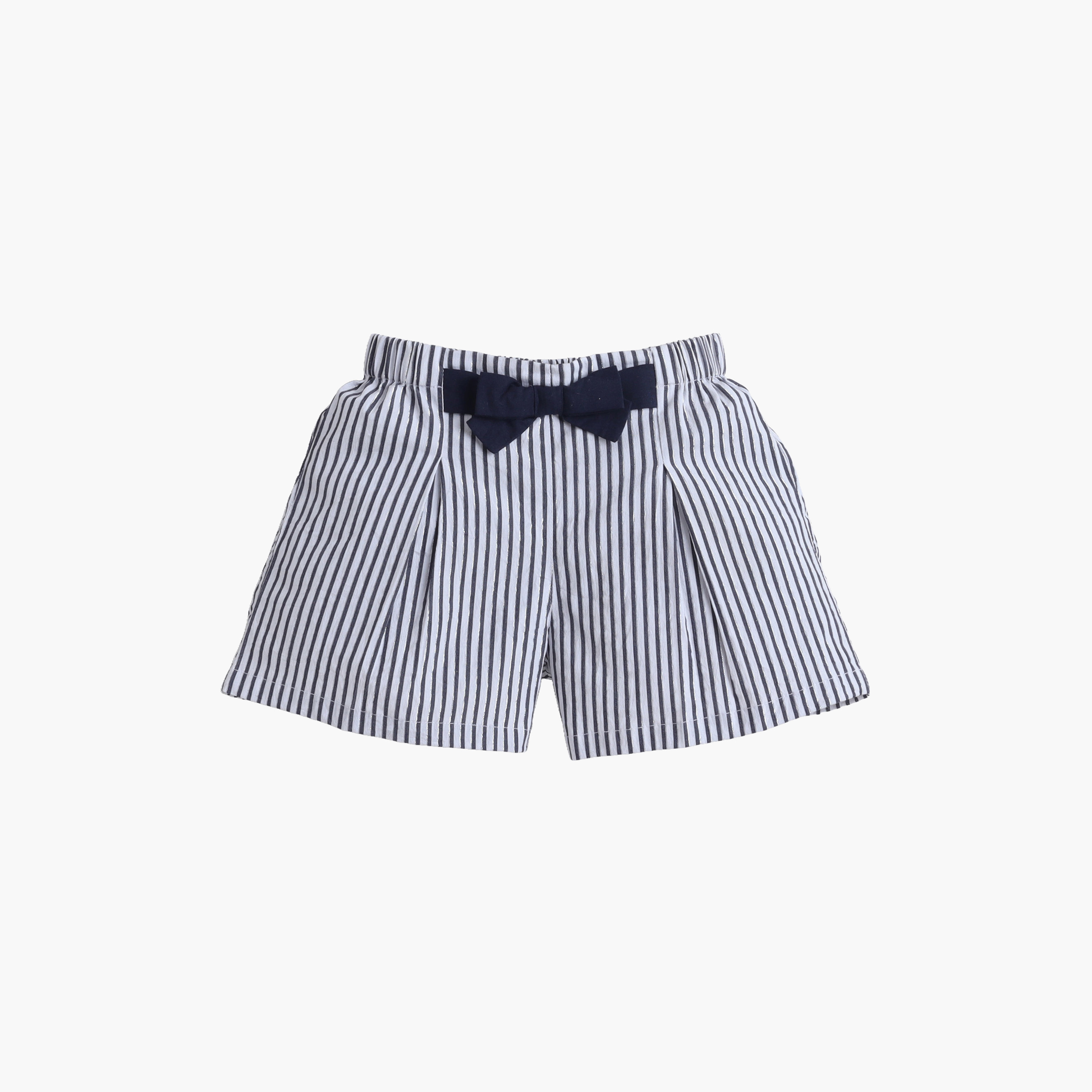 طقم تيشيرت مخطط بأكمام قصيرة وشورت من فيكتور أند جين-girls-clothing-setsandcoords-image-4