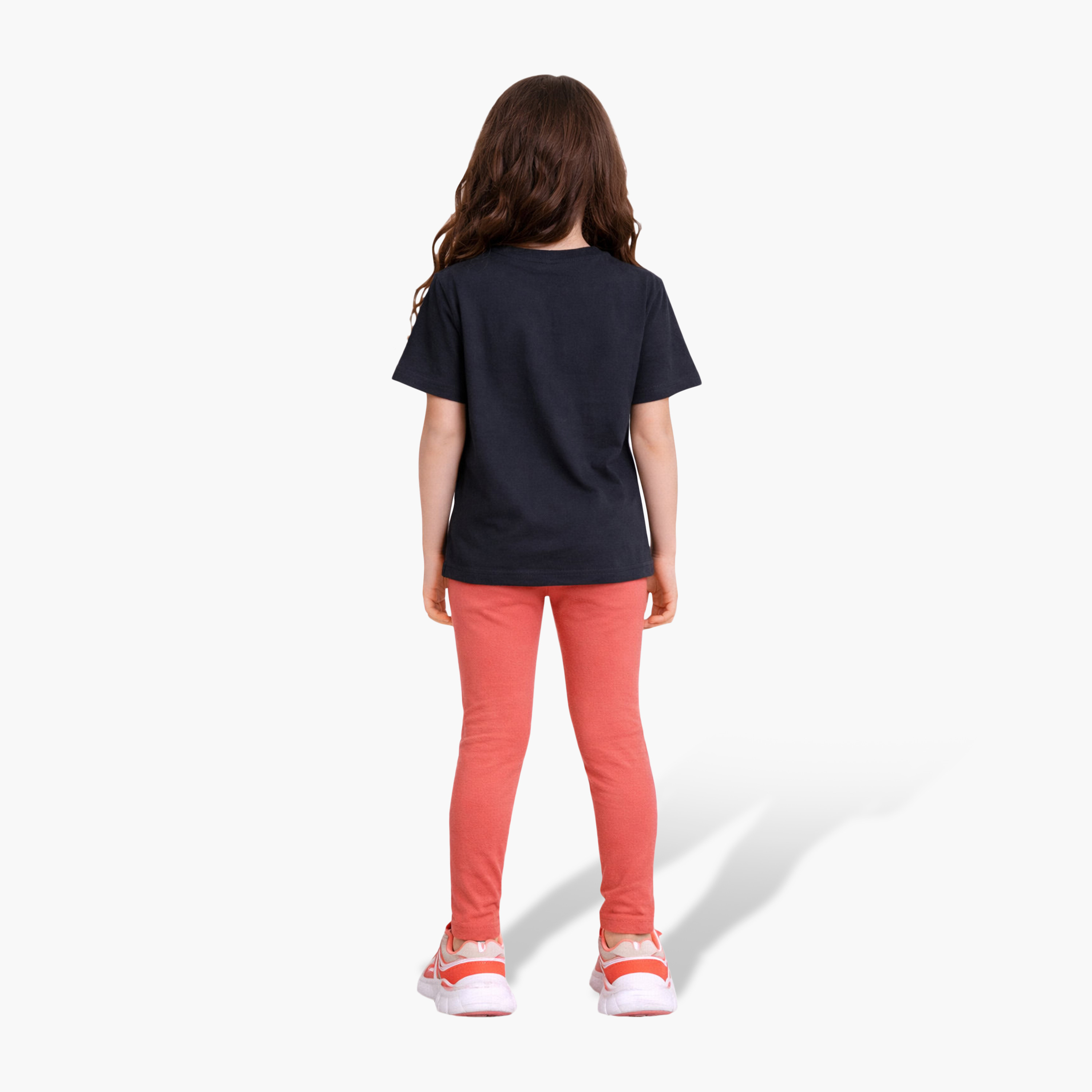 Victor and Jane 2-Piece Printed Short Sleeves T-Shirt with 2-Piece Leggings Set-girls-clothing-setsandcoords-image-3