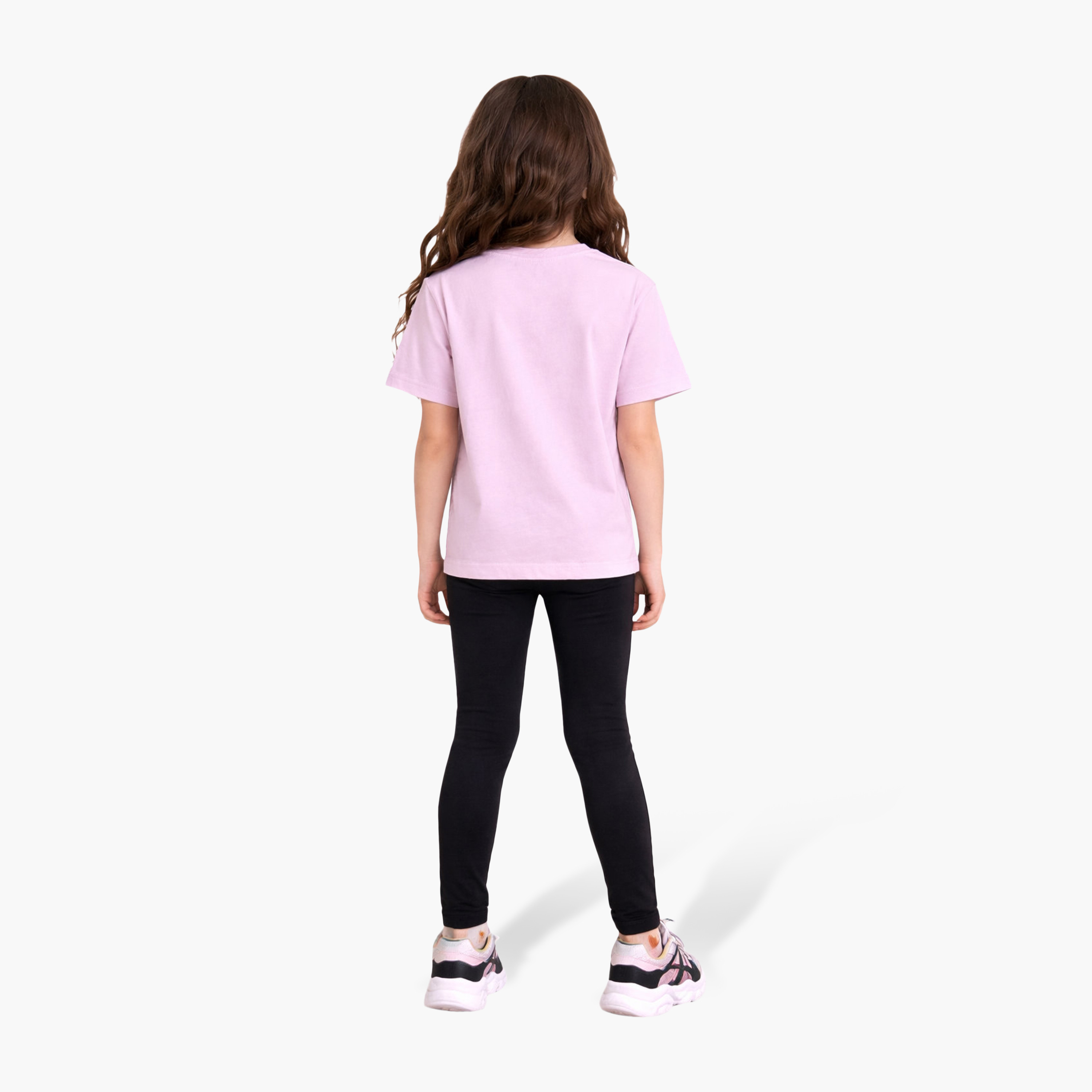 Victor and Jane 2-Piece Printed Short Sleeves T-Shirt with 2-Piece Leggings Set-girls-clothing-setsandcoords-image-3