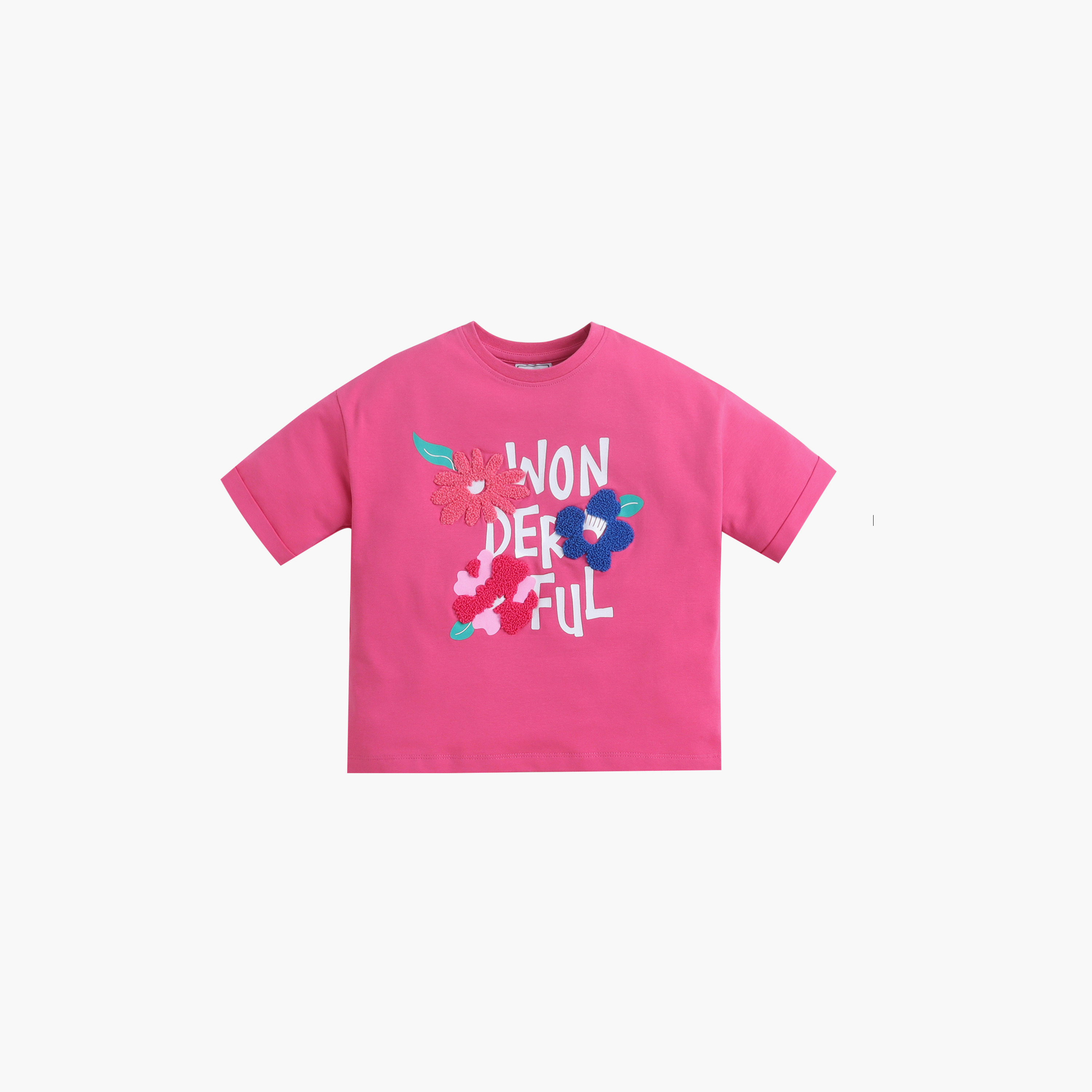 Victor and Jane Wonderful Printed T-Shirt & Checked Pants Set-girls-clothing-setsandcoords-image-3
