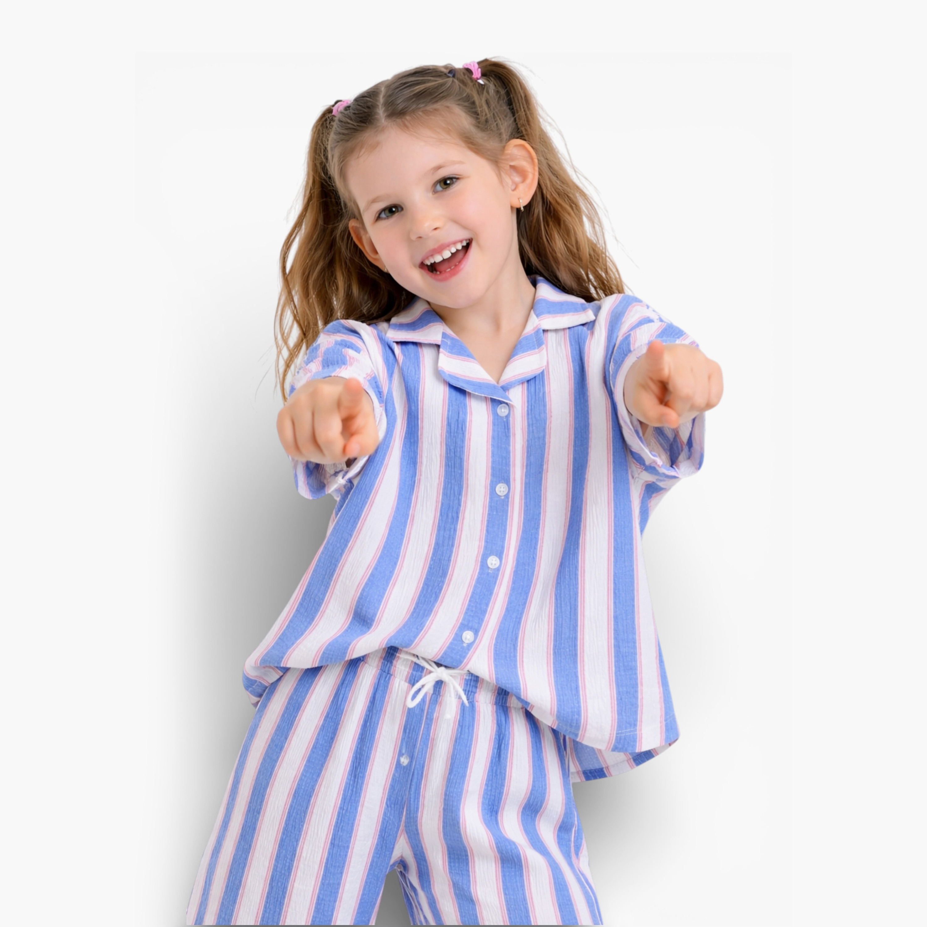 Victor and Jane Striped Shirt & Wide Leg Pants Set-girls-clothing-setsandcoords-image-7