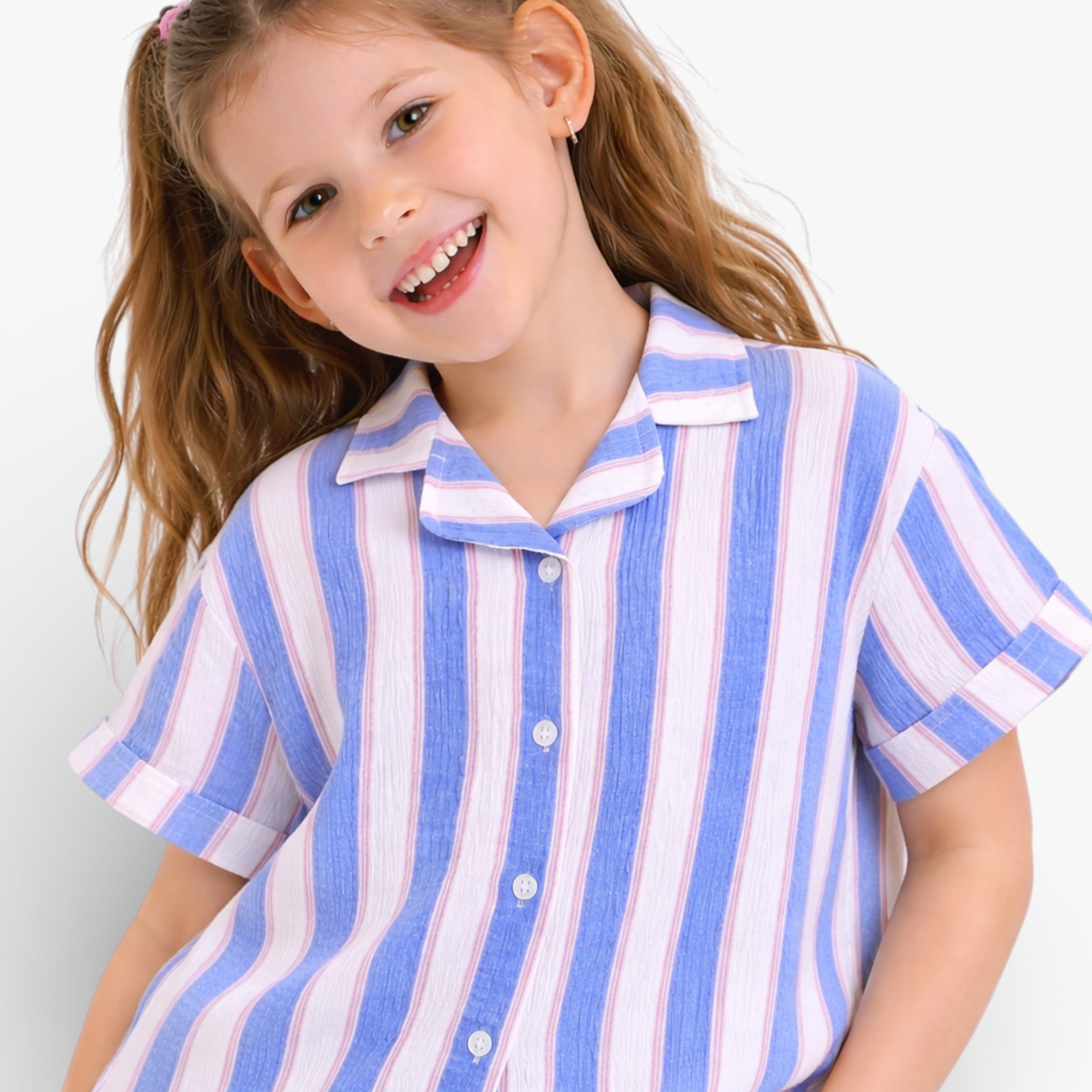 Victor and Jane Striped Shirt & Wide Leg Pants Set-girls-clothing-setsandcoords-image-8