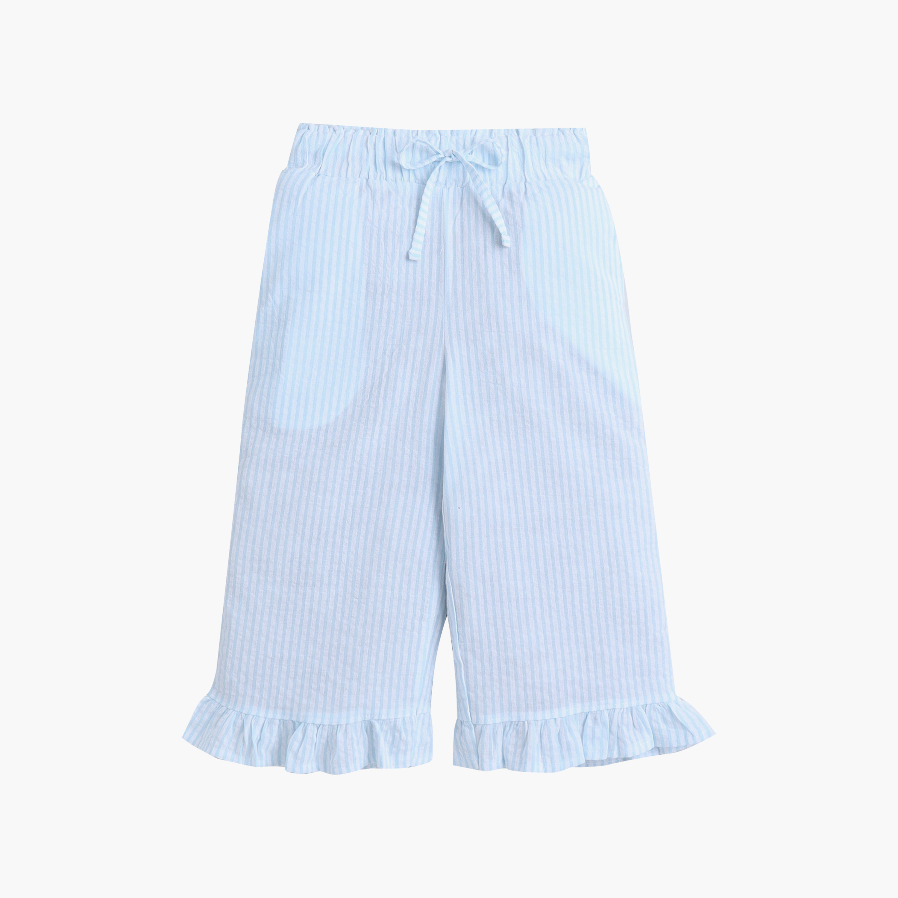 Victor and Jane Ruffle Hem Top & Wide-Leg Pants Set-girls-clothing-setsandcoords-image-4