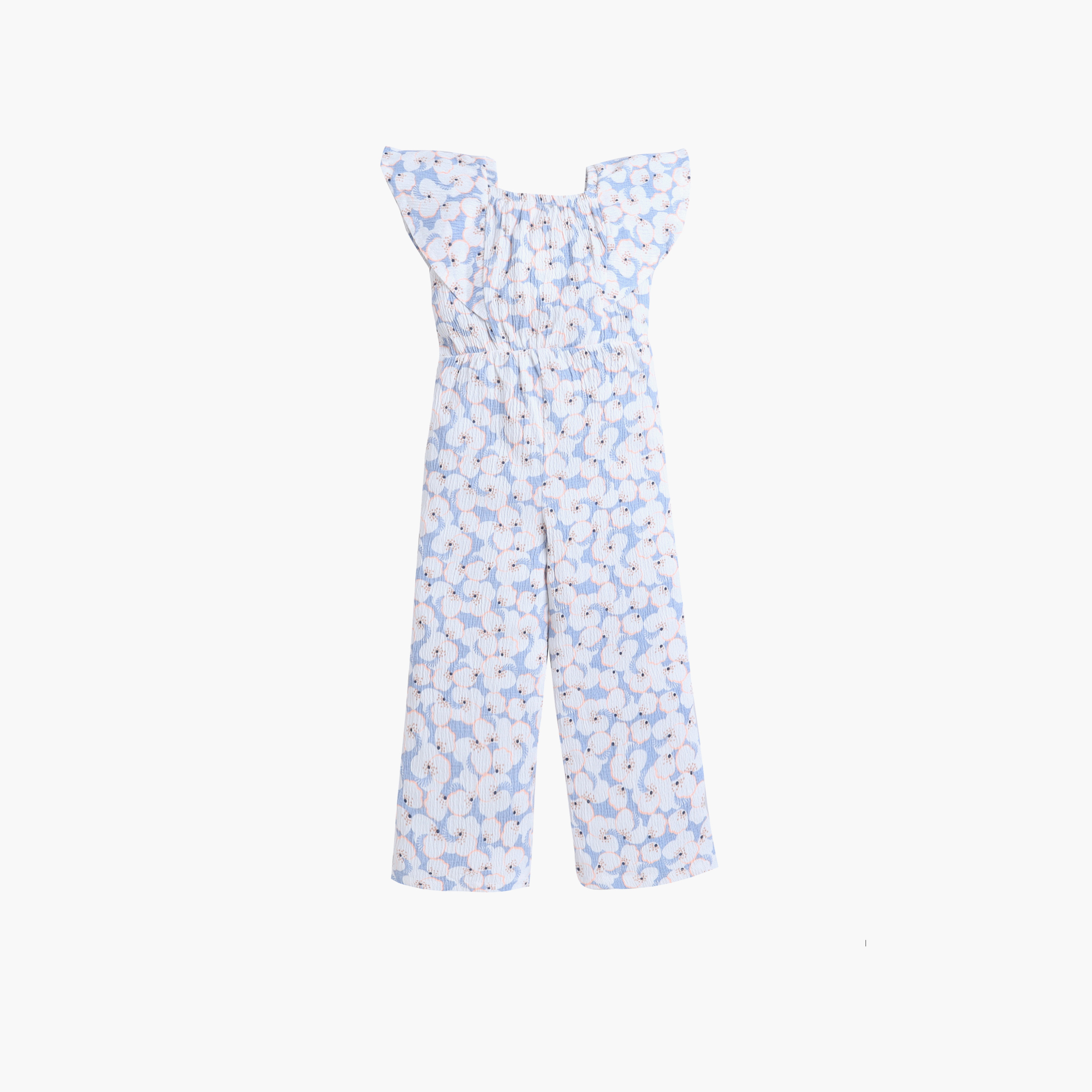 Victor and Jane Ruffle Sleeve Floral Jumpsuit-girls-clothing-dressesandjumpsuits-image-3