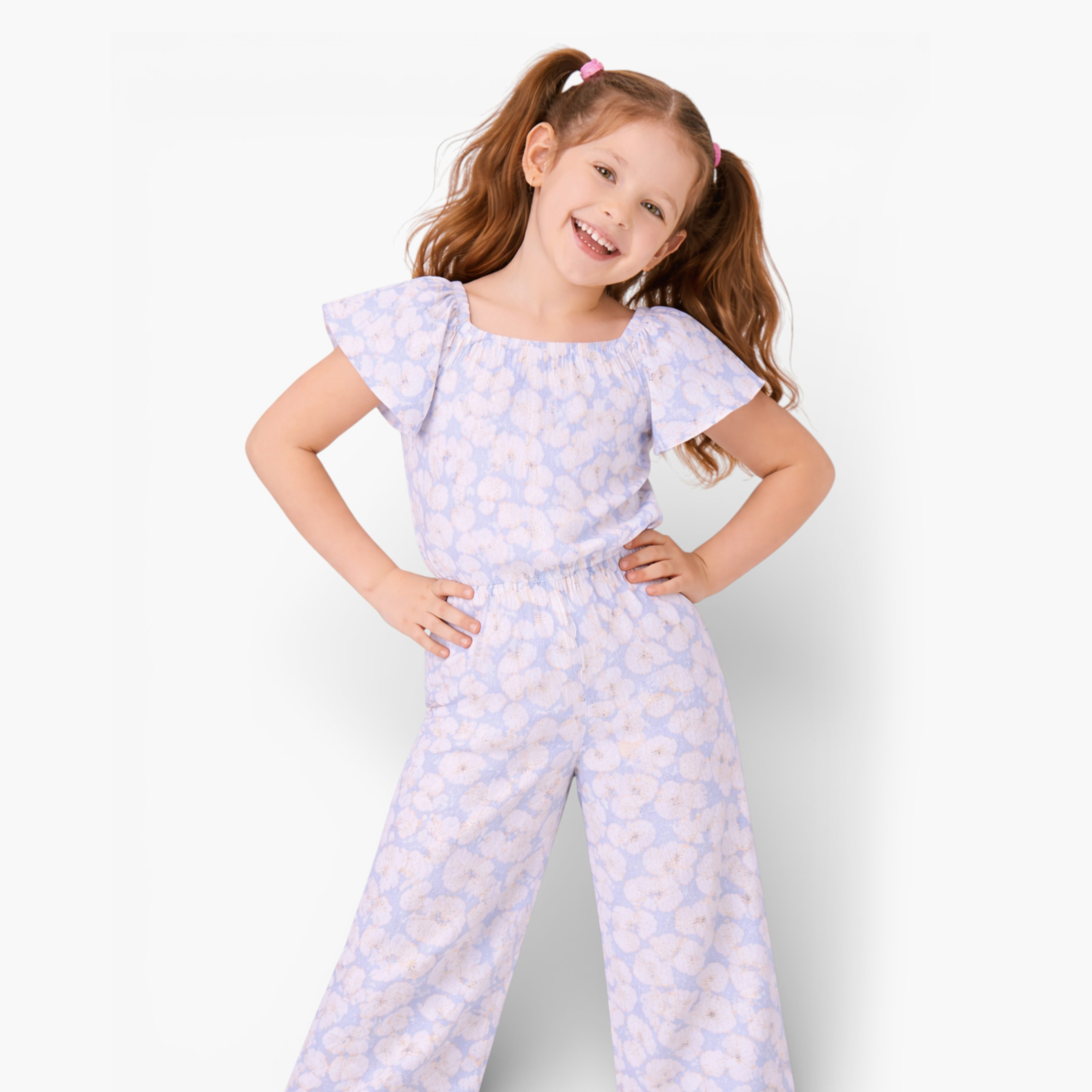 Victor and Jane Ruffle Sleeve Floral Jumpsuit-girls-clothing-dressesandjumpsuits-image-6