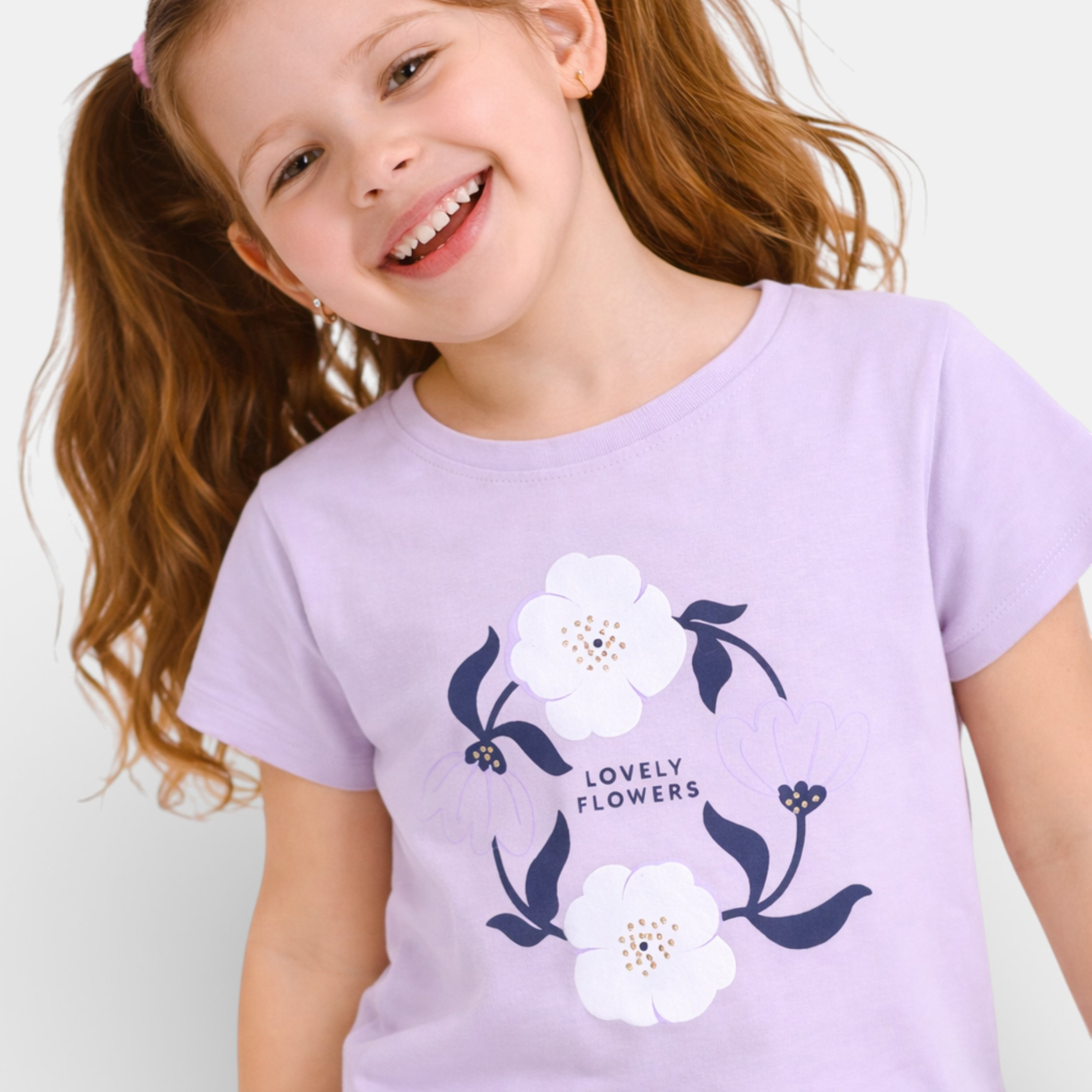 Victor and Jane 2-Piece Printed T-Shirt & Floral Pants Set-girls-clothing-setsandcoords-image-7