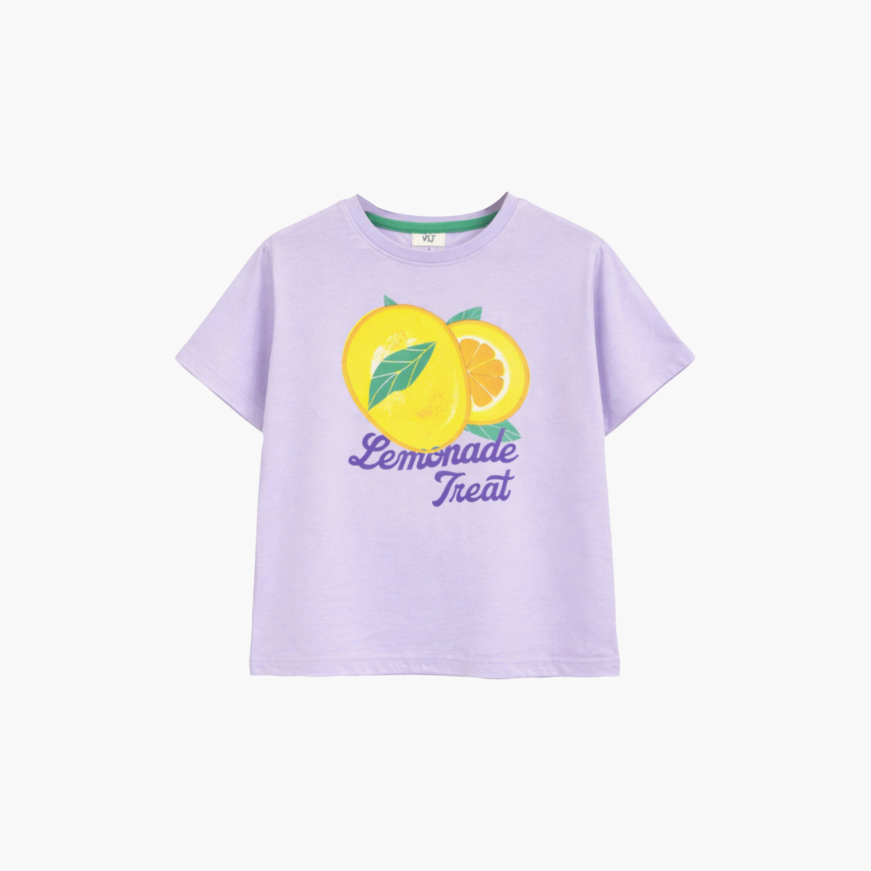 Victor and Jane Short Sleeves Lemonade Treat Embellished T-Shirt-girls-clothing-tshirts-image-4