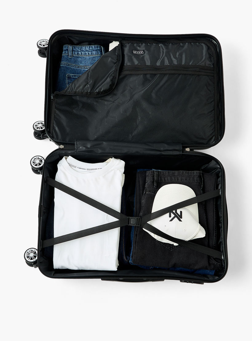 شنطة سفر ترولي صلبة بارزة الملمس بمقبض قابل للسحب من ويف - 28 بوصة للشحن-travel-luggagesandbags-luggage-image-9