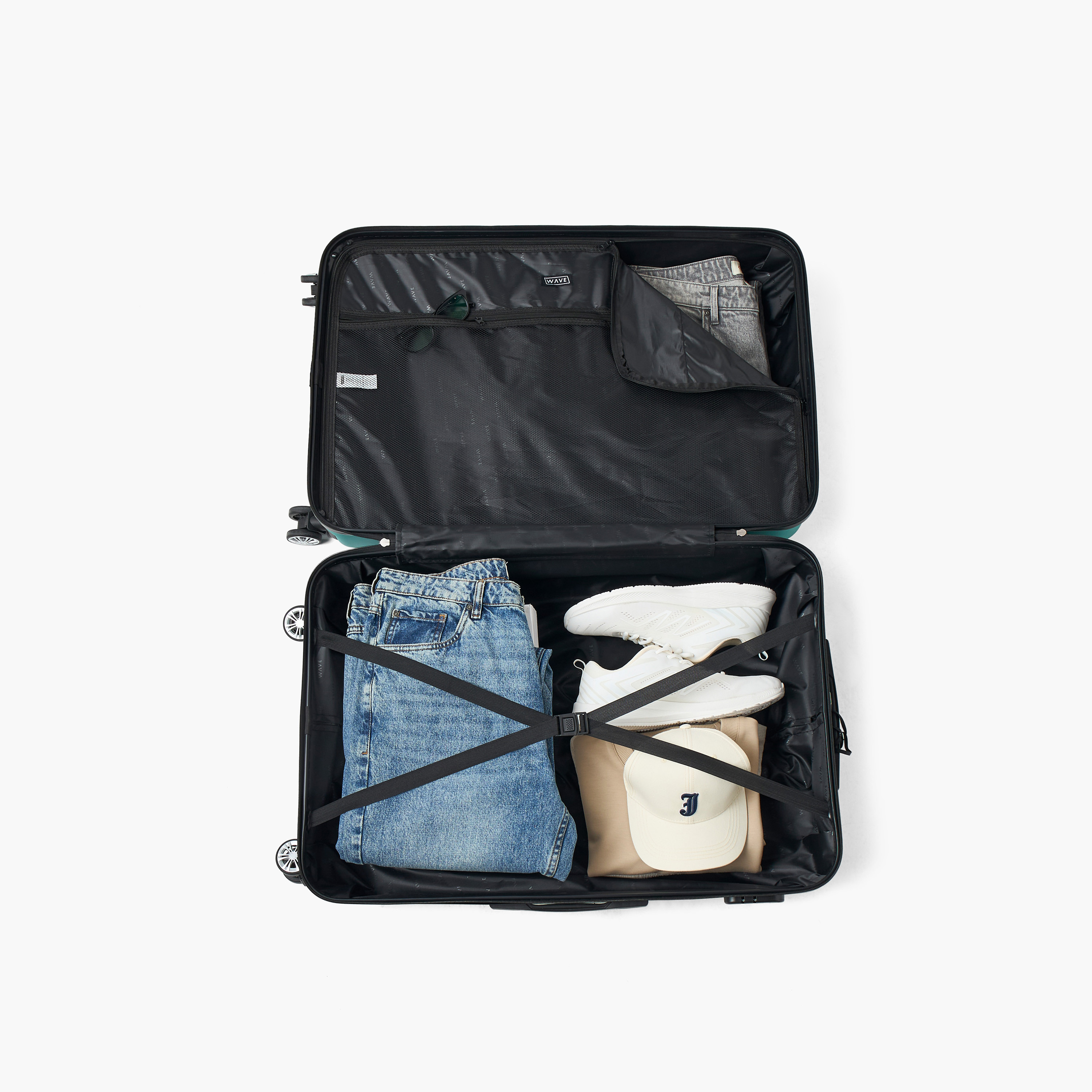 شنطة سفر ترولي صلبة بارزة الملمس بمقبض قابل للسحب من ويف - 28 بوصة للشحن-travel-luggagesandbags-luggage-image-8