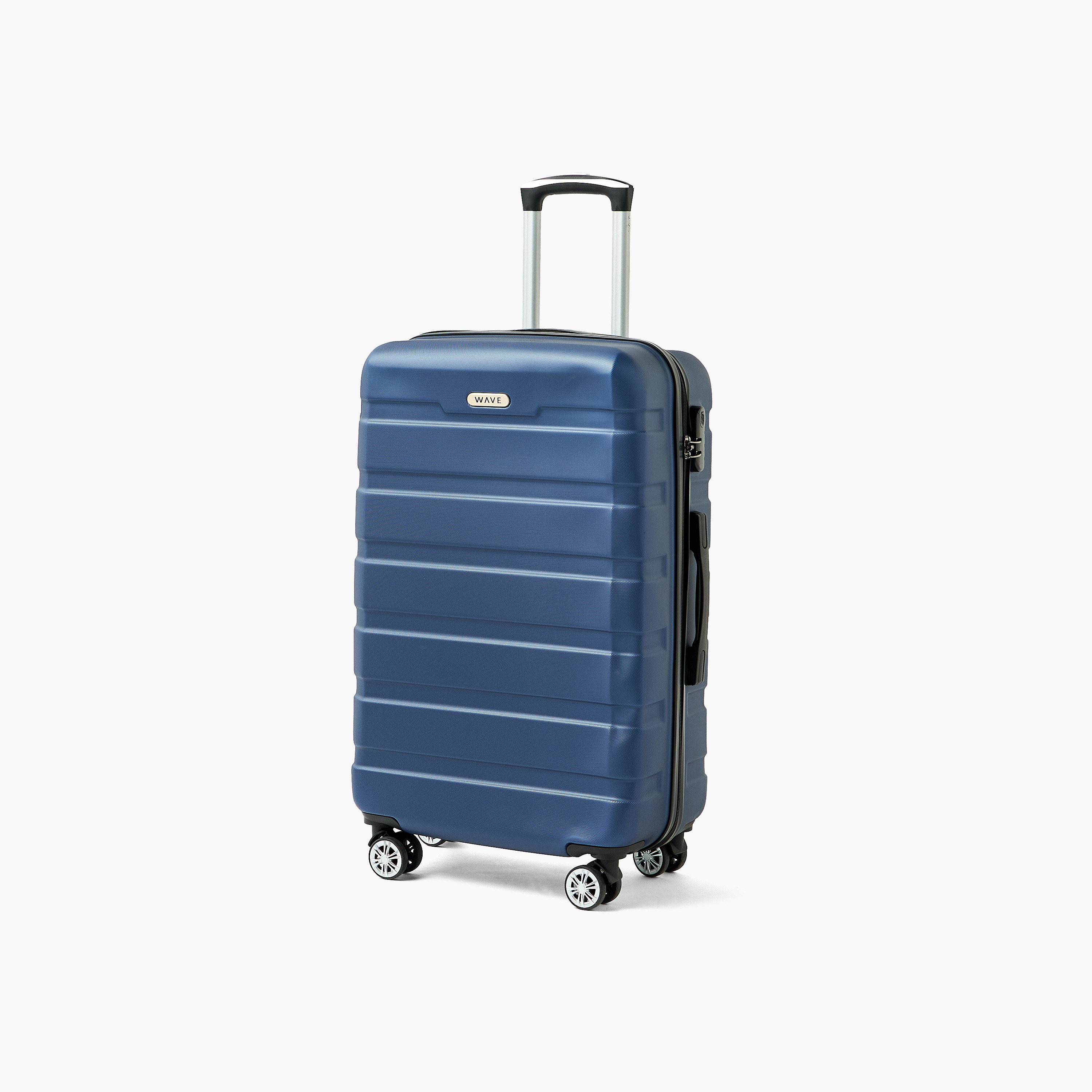 WAVE Textured Hardcase Luggage Trolley with Retractable Handle - 28 inches Check-In Bag-travel-luggagesandbags-luggage-image-11