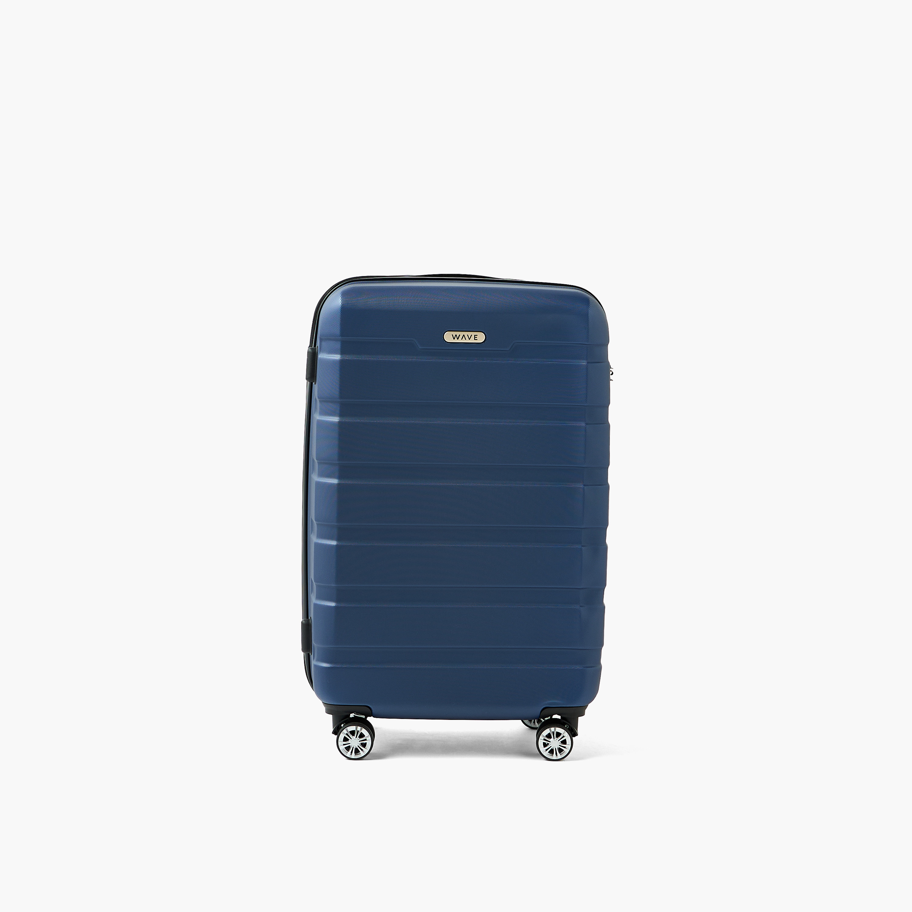WAVE Textured Hardcase Luggage Trolley with Retractable Handle - 28 inches Check-In Bag-travel-luggagesandbags-luggage-image-2