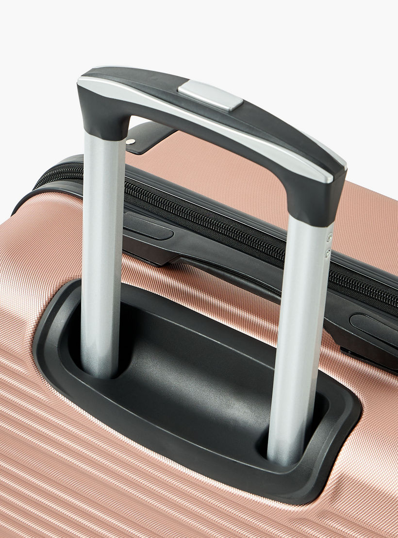 شنطة سفر بعجلات صلبة بارزة الملمس بمقبض قابل للسحب من ويفي - 28 بوصة للشحن-travel-luggagesandbags-luggage-image-5