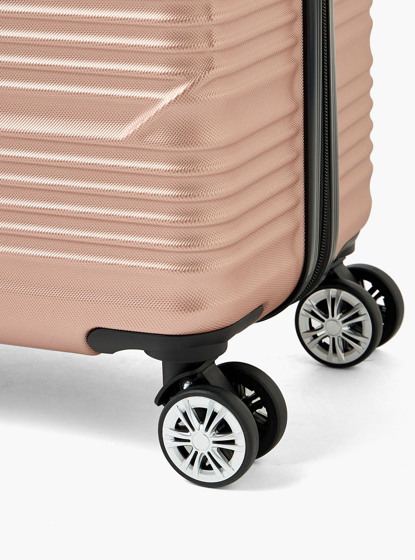 شنطة سفر بعجلات صلبة بارزة الملمس بمقبض قابل للسحب من ويفي - 28 بوصة للشحن-travel-luggagesandbags-luggage-image-7