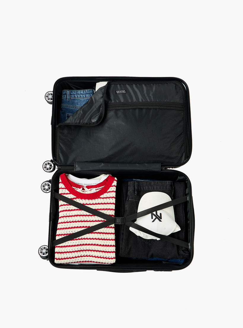 شنطة سفر بعجلات صلبة بارزة الملمس بمقبض قابل للسحب من ويفي - 28 بوصة للشحن-travel-luggagesandbags-luggage-image-9