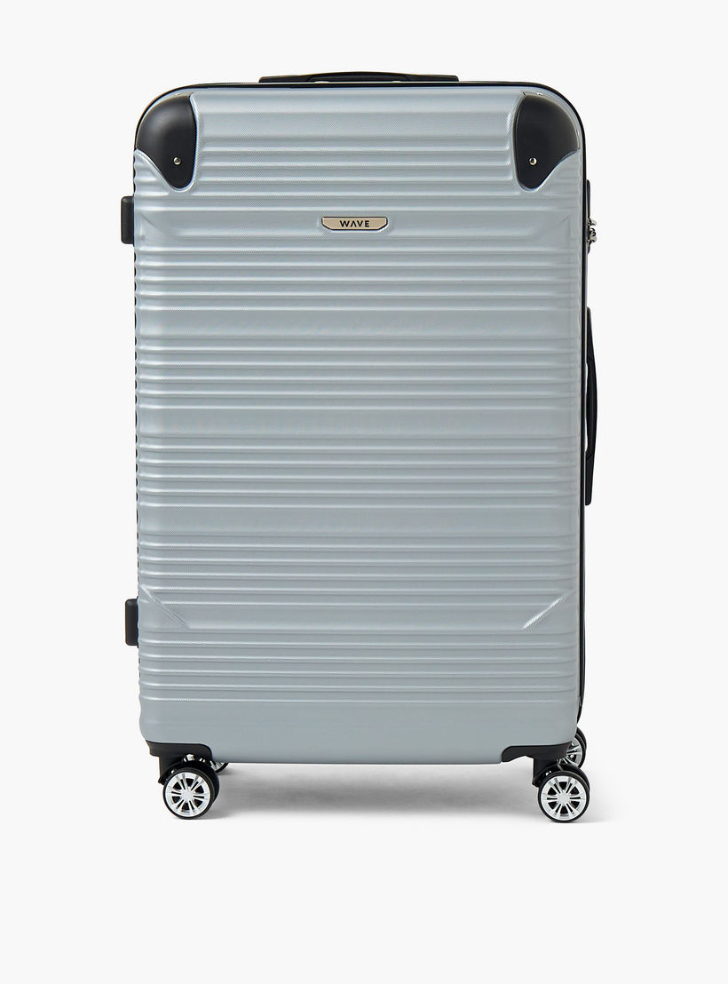 شنطة سفر بعجلات صلبة بارزة الملمس بمقبض قابل للسحب من ويفي - 28 بوصة للشحن-travel-luggagesandbags-luggage-image-2