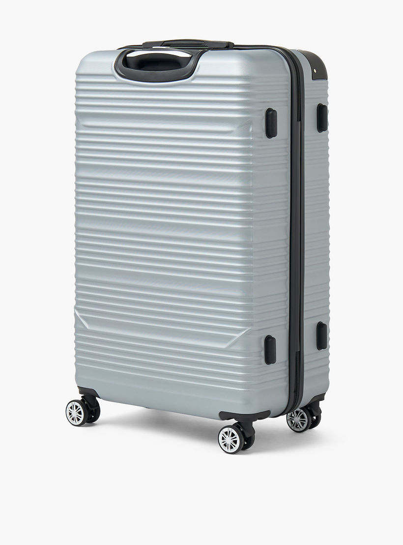 شنطة سفر بعجلات صلبة بارزة الملمس بمقبض قابل للسحب من ويفي - 28 بوصة للشحن-travel-luggagesandbags-luggage-image-3