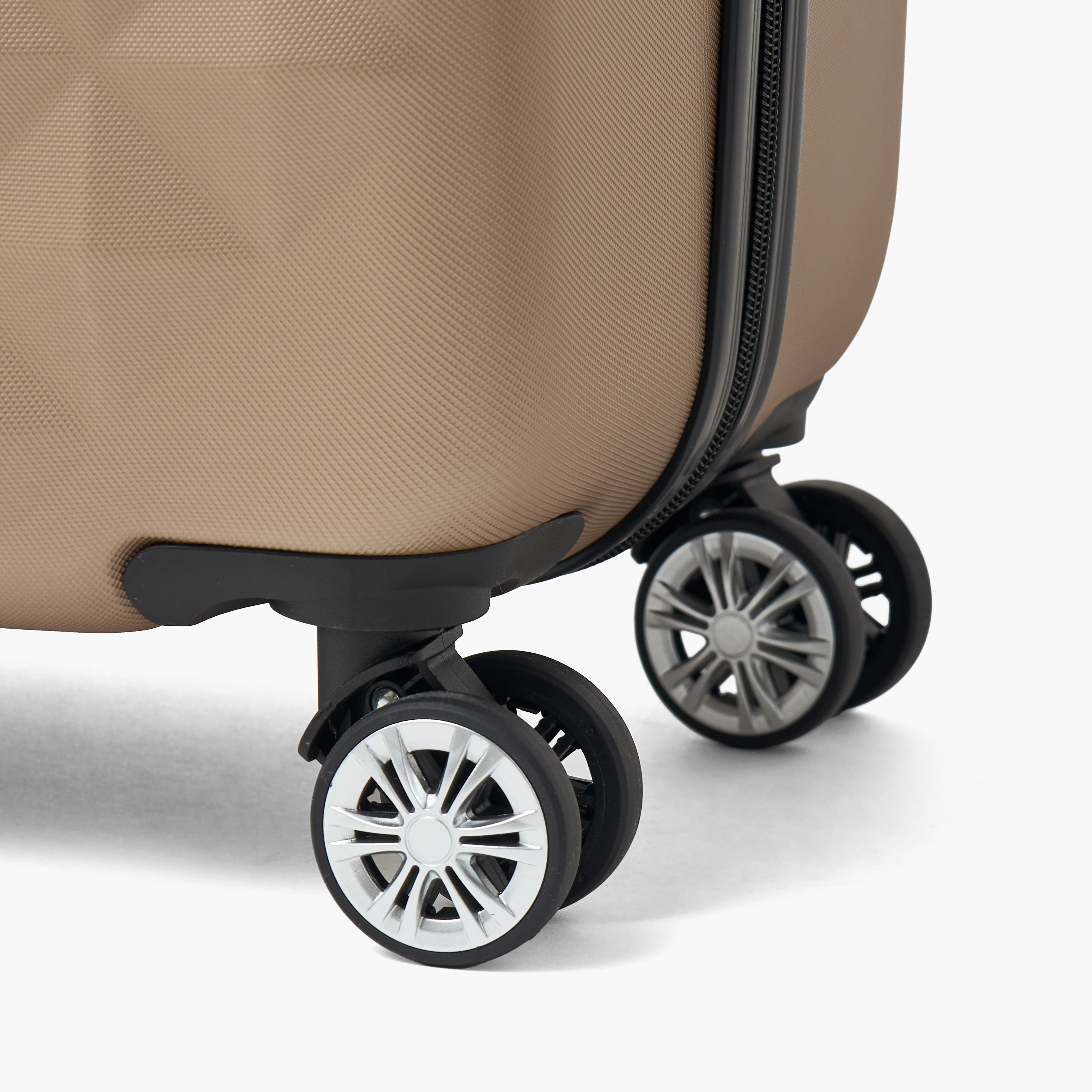 WAVE Textured Hardcase Luggage Trolley with Retractable Handle - 28 inches Check-In Bag-travel-luggagesandbags-luggage-image-7