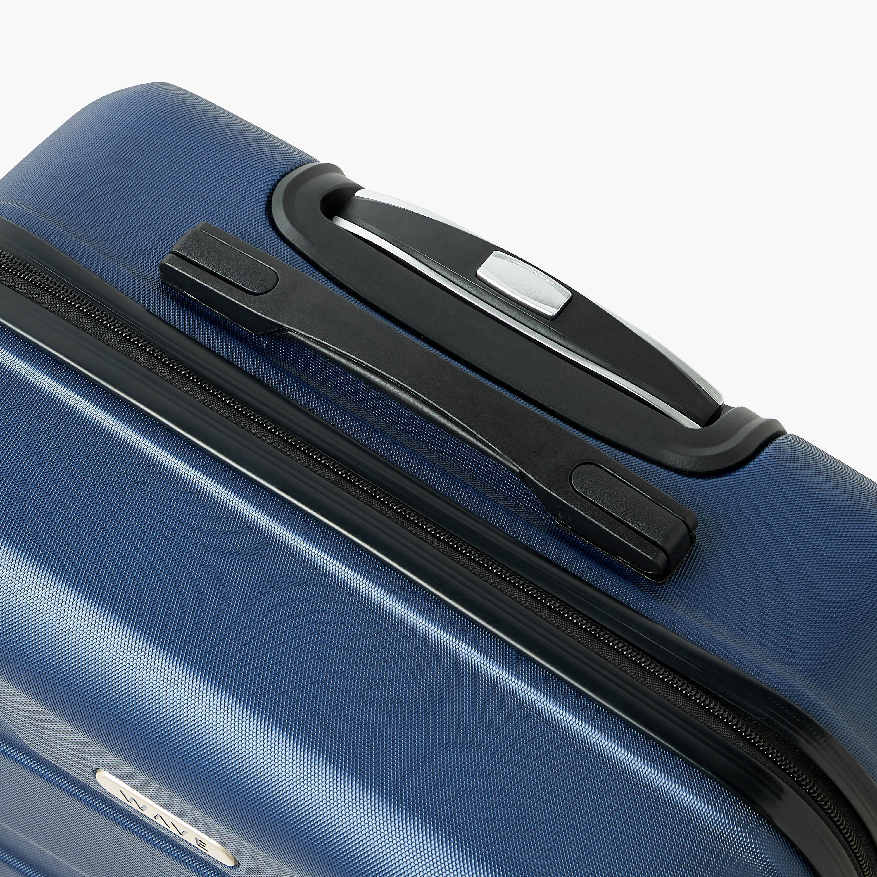 WAVE Textured Hardcase Luggage Trolley with Retractable Handle - 24 inches Check-In Bag-travel-luggagesandbags-luggage-image-4