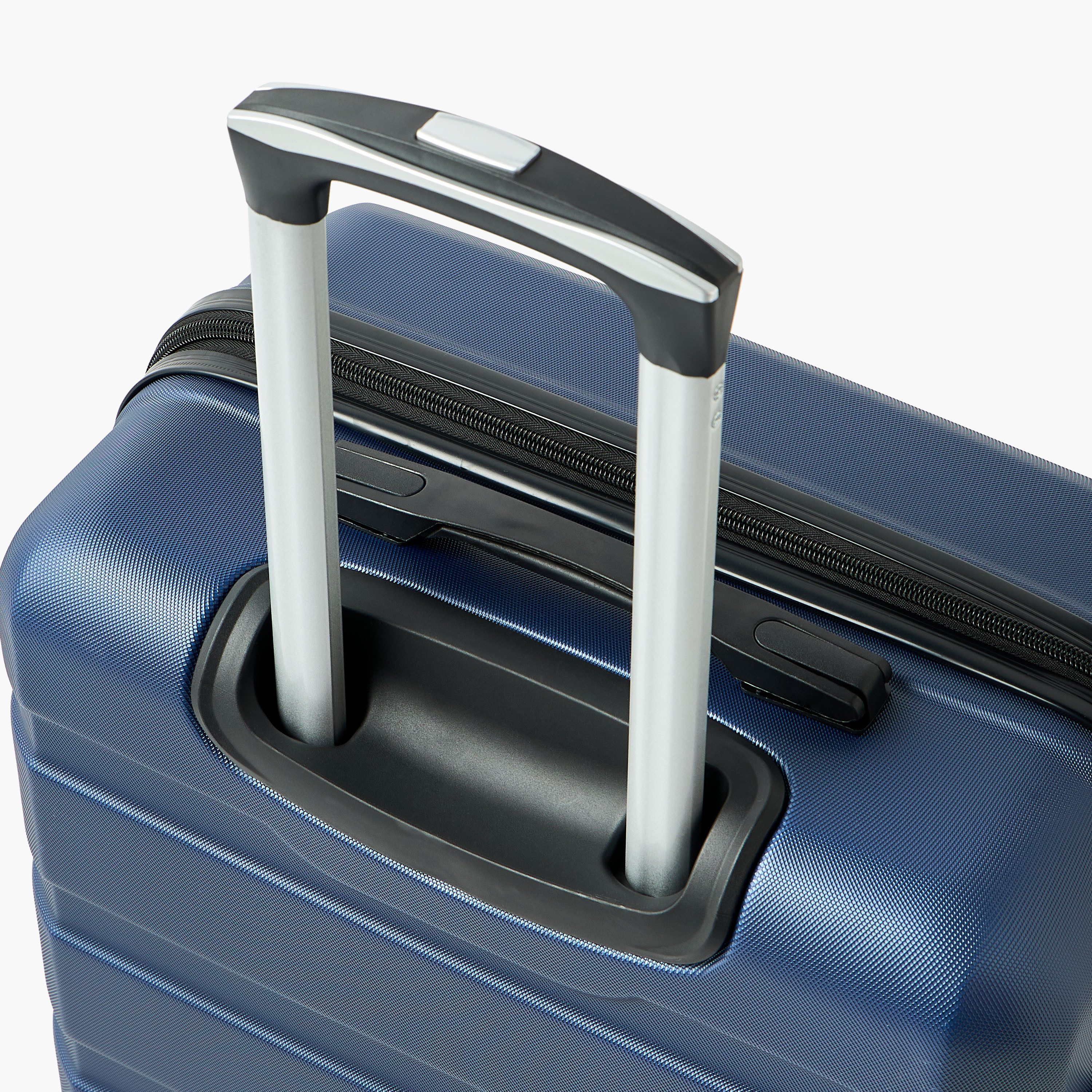 WAVE Textured Hardcase Luggage Trolley with Retractable Handle - 24 inches Check-In Bag-travel-luggagesandbags-luggage-image-7