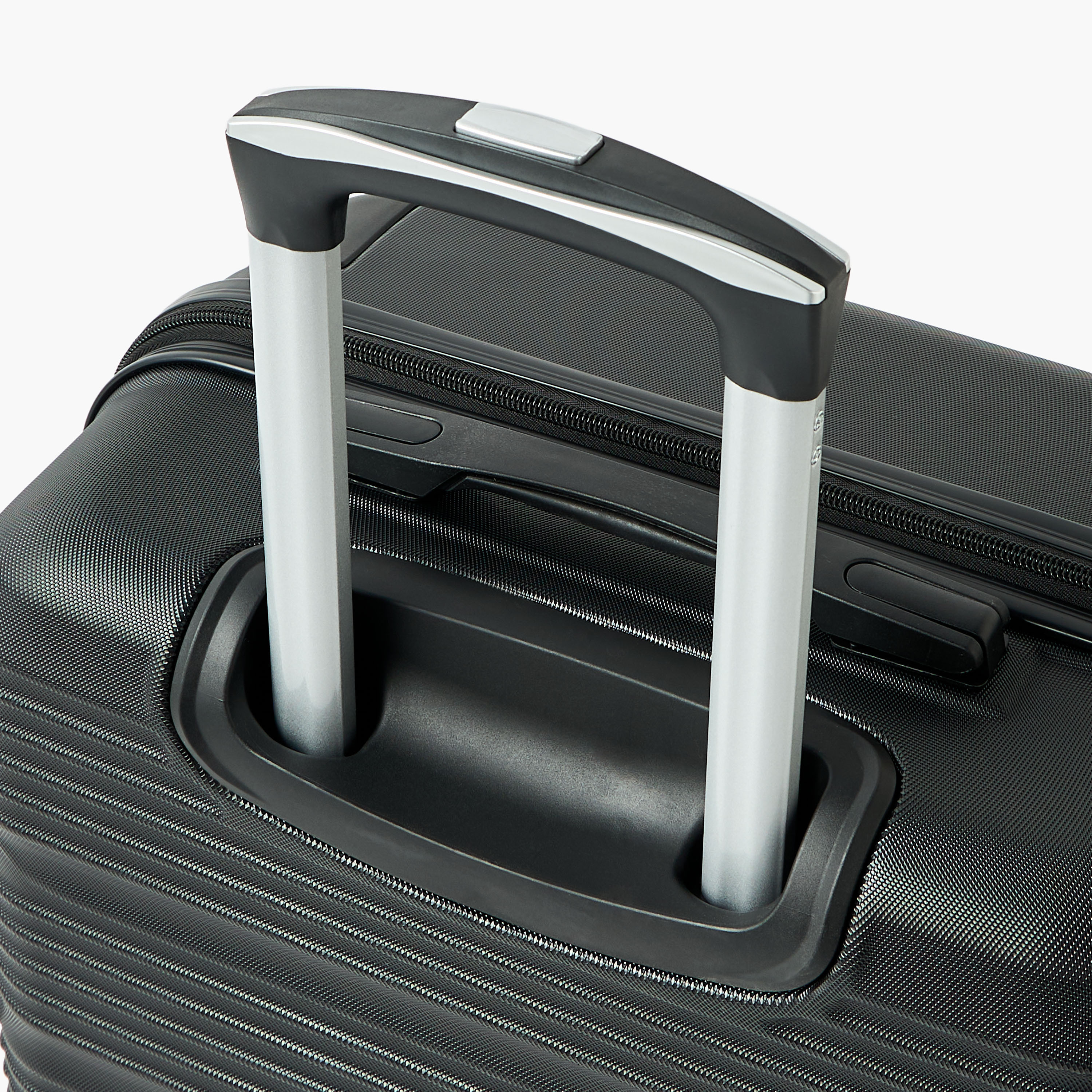 WAVE Textured Hardcase Luggage Trolley with Retractable Handle - 24 inches Check-In Bag-travel-luggagesandbags-luggage-image-5