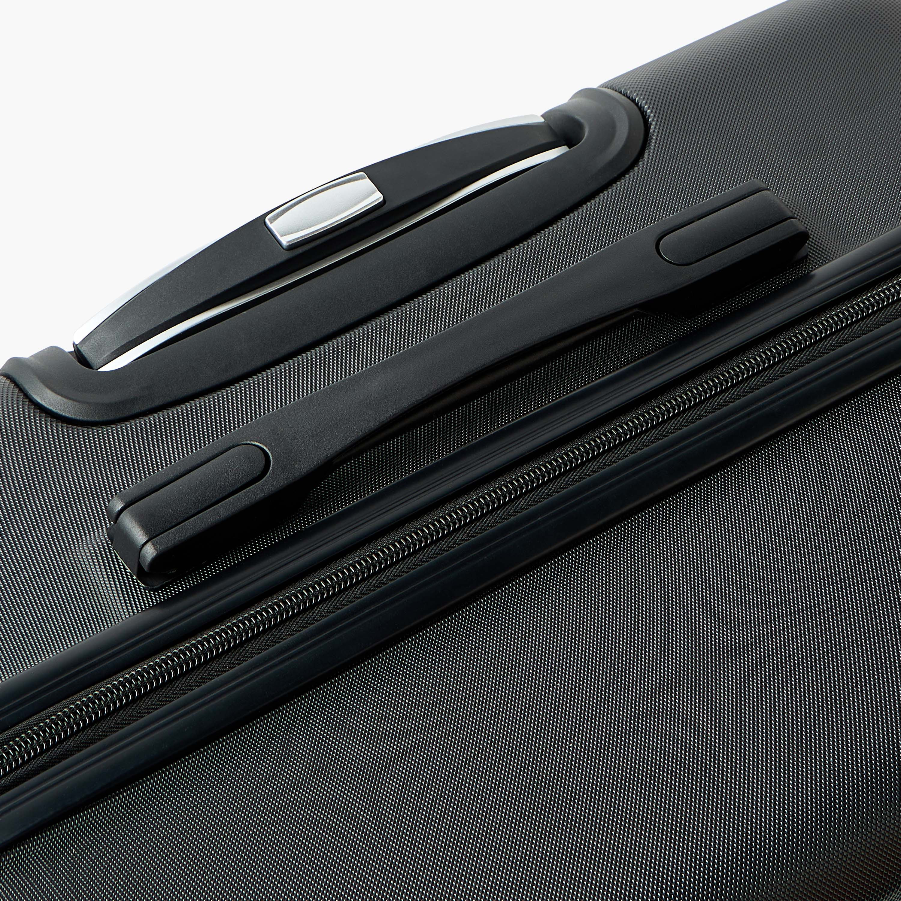 WAVE Textured Hardcase Luggage Trolley with Retractable Handle - 24 inches Check-In Bag-travel-luggagesandbags-luggage-image-6