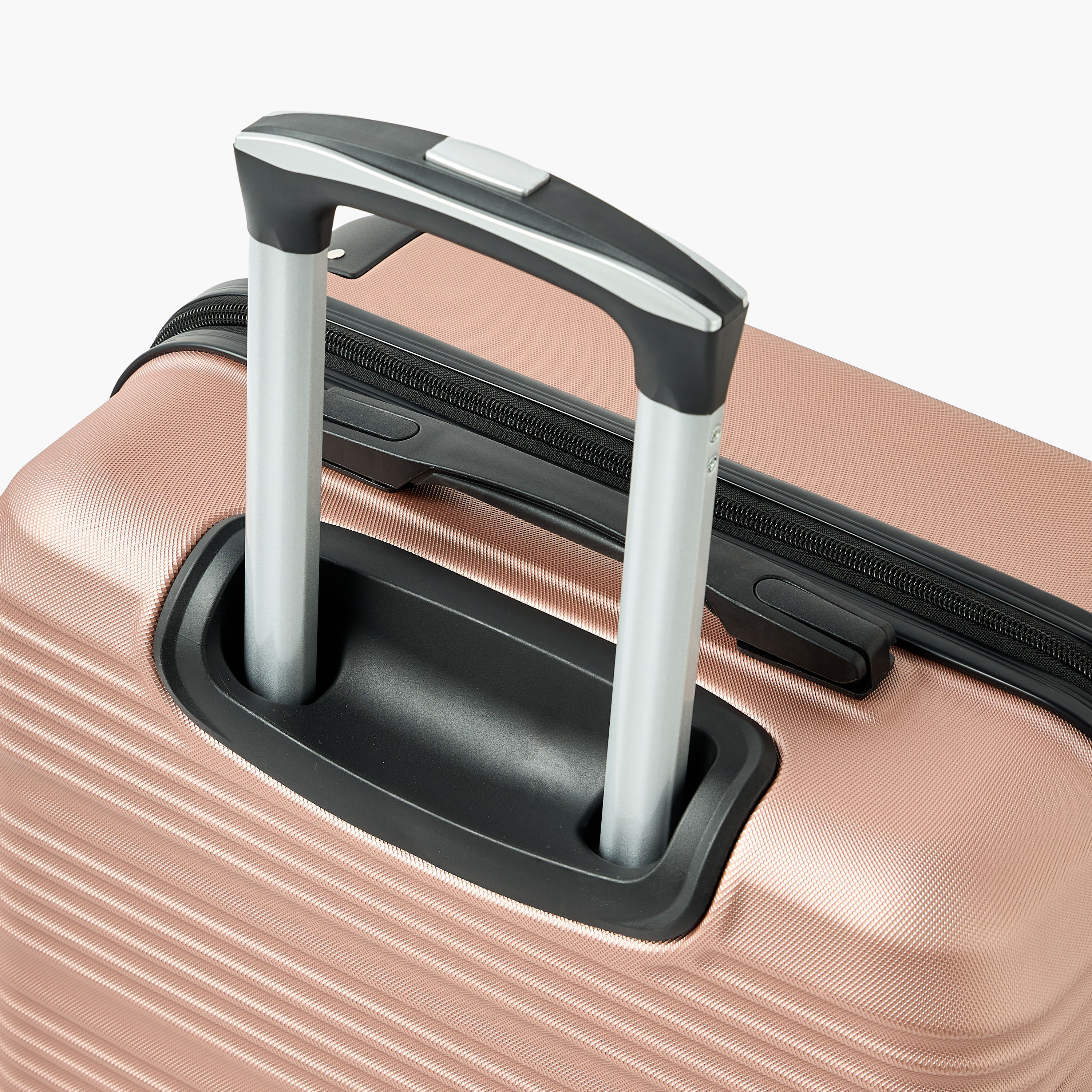 WAVE Textured Hardcase Luggage Trolley with Retractable Handle - 24 inches Check-In Bag-travel-luggagesandbags-luggage-image-6