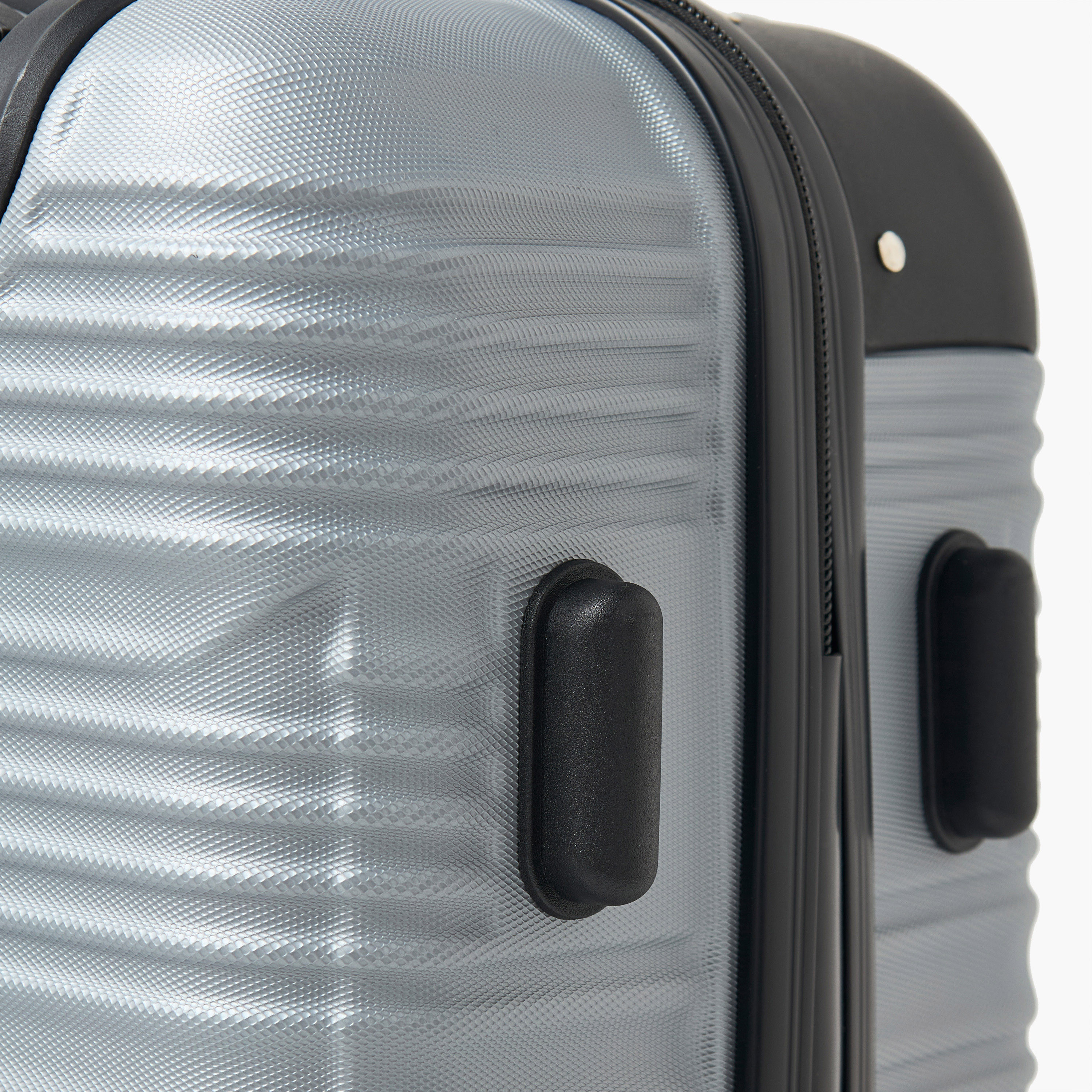 WAVE Textured Hardcase Luggage Trolley with Retractable Handle - 24 inches Check-In Bag-travel-luggagesandbags-luggage-image-5