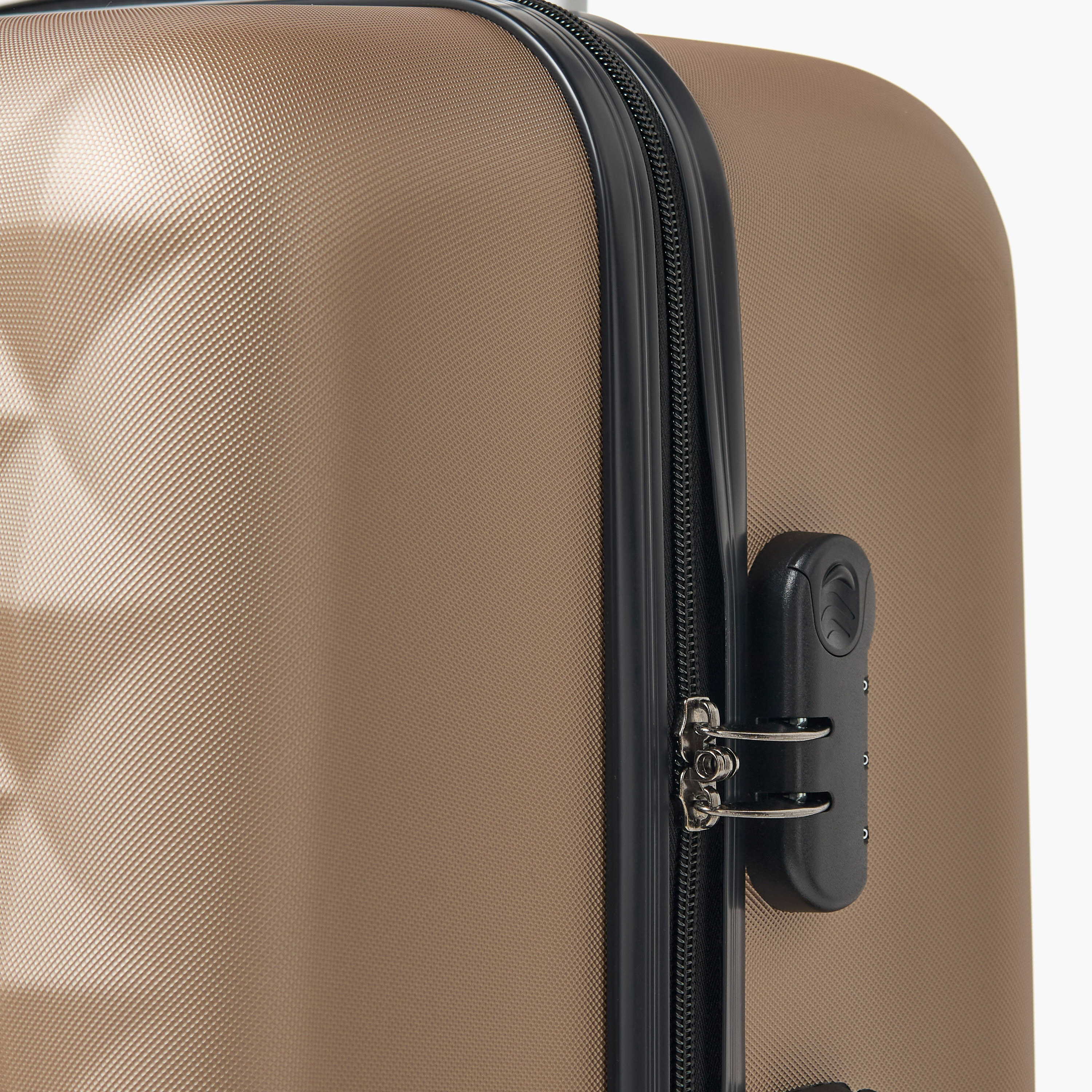 WAVE Textured Hardcase Luggage Trolley with Retractable Handle - 24 inches Check-In Bag-travel-luggagesandbags-luggage-image-4