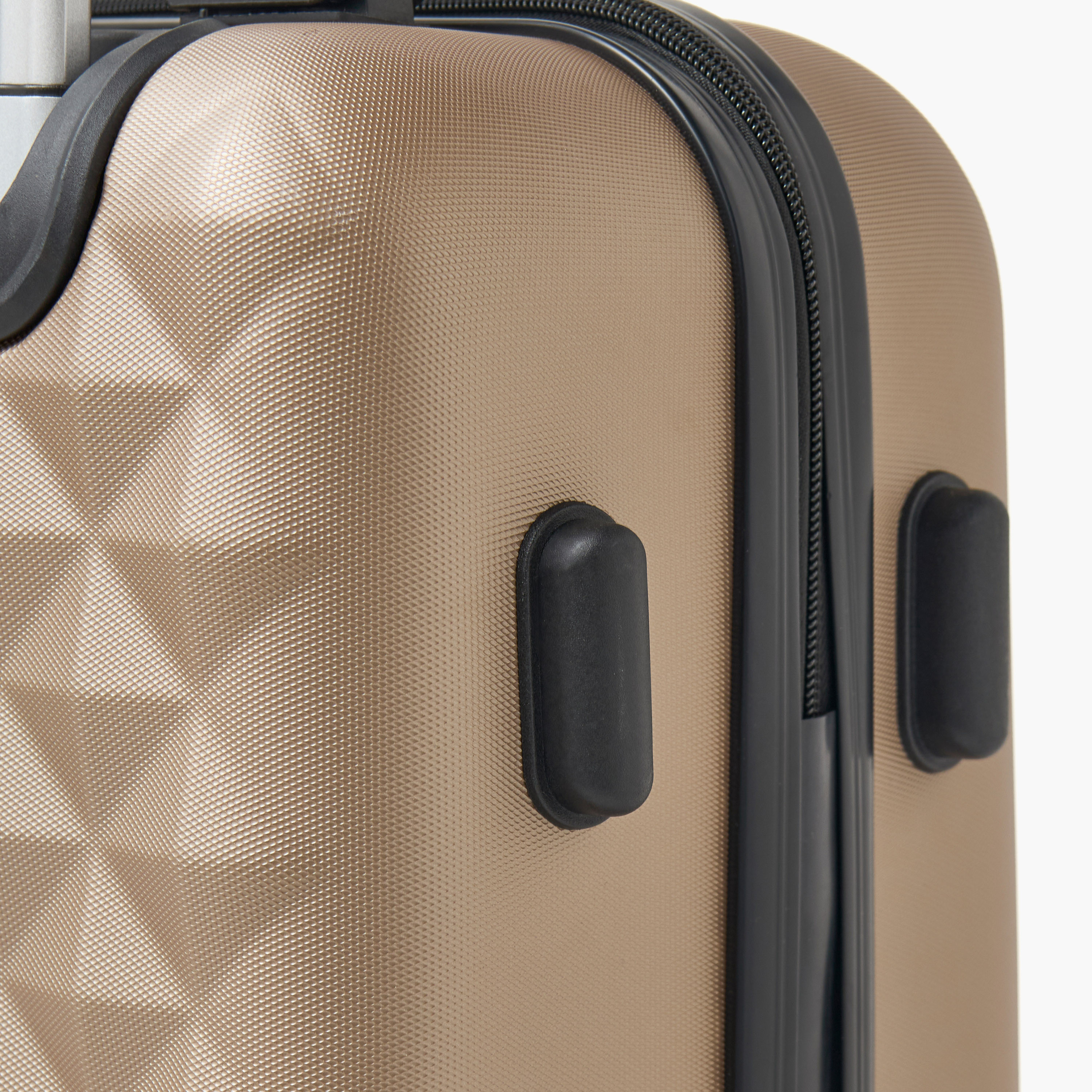 WAVE Textured Hardcase Luggage Trolley with Retractable Handle - 24 inches Check-In Bag-travel-luggagesandbags-luggage-image-5
