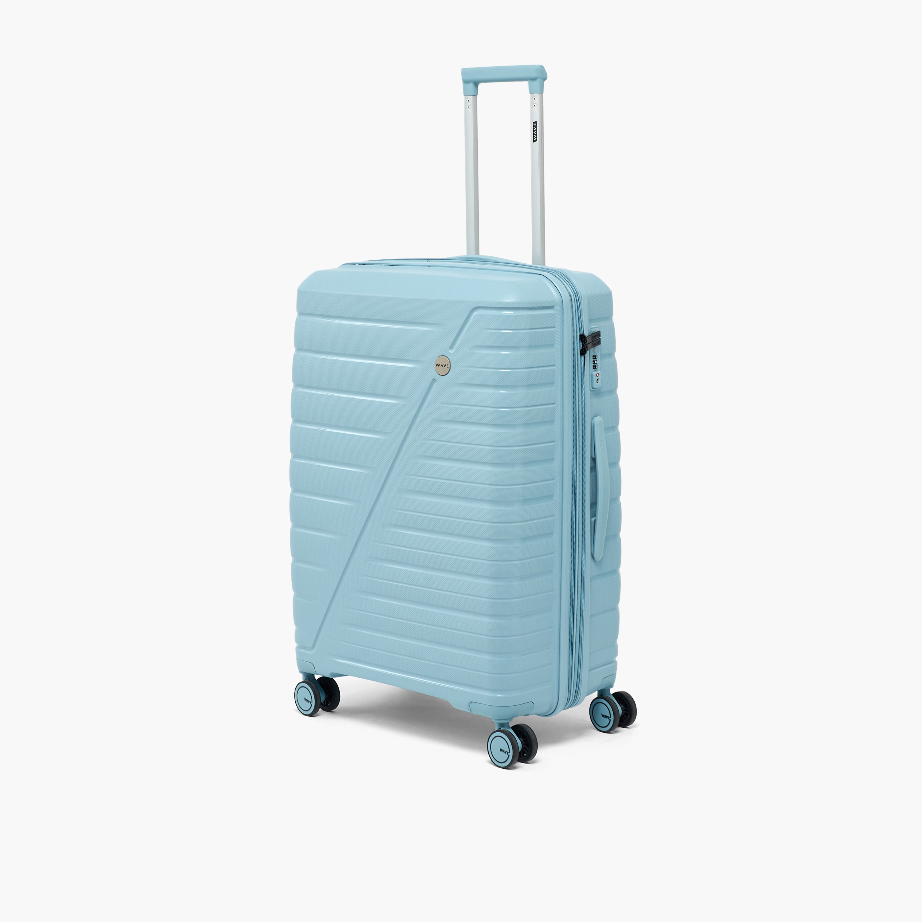شنطة ترولي صلبة بارزة الملمس ومقبض قابل للسحب من ويف - طقم 3 قطع-travel-luggagesandbags-luggage-image-1