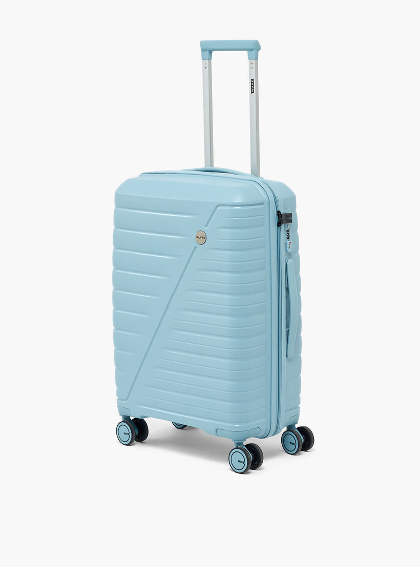 شنطة ترولي صلبة بارزة الملمس ومقبض قابل للسحب من ويف - طقم 3 قطع-travel-luggagesandbags-luggage-image-2