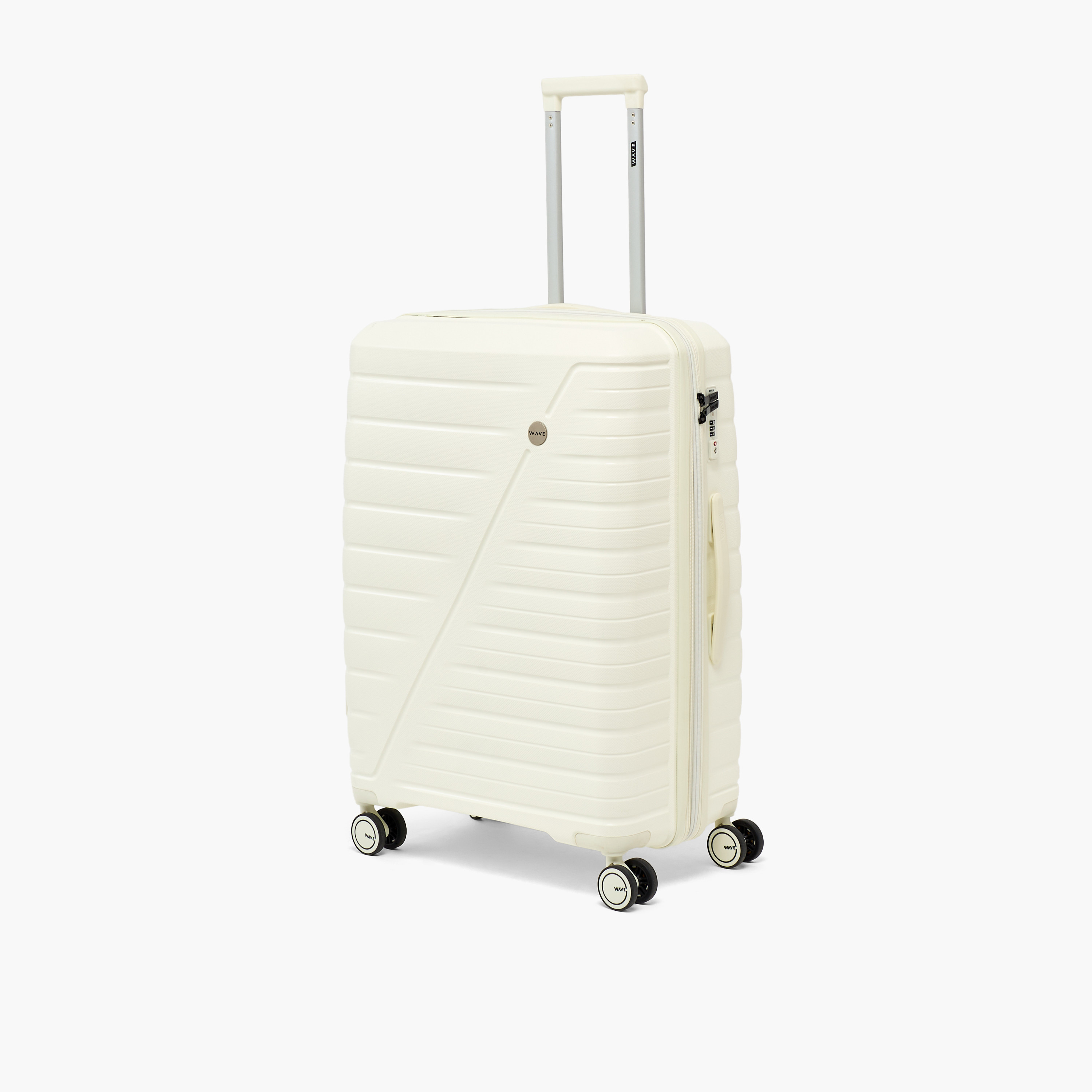 WAVE 3-Piece Textured Hardcase Luggage Trolley Set with Retractable Handle-travel-luggagesandbags-luggage-image-4