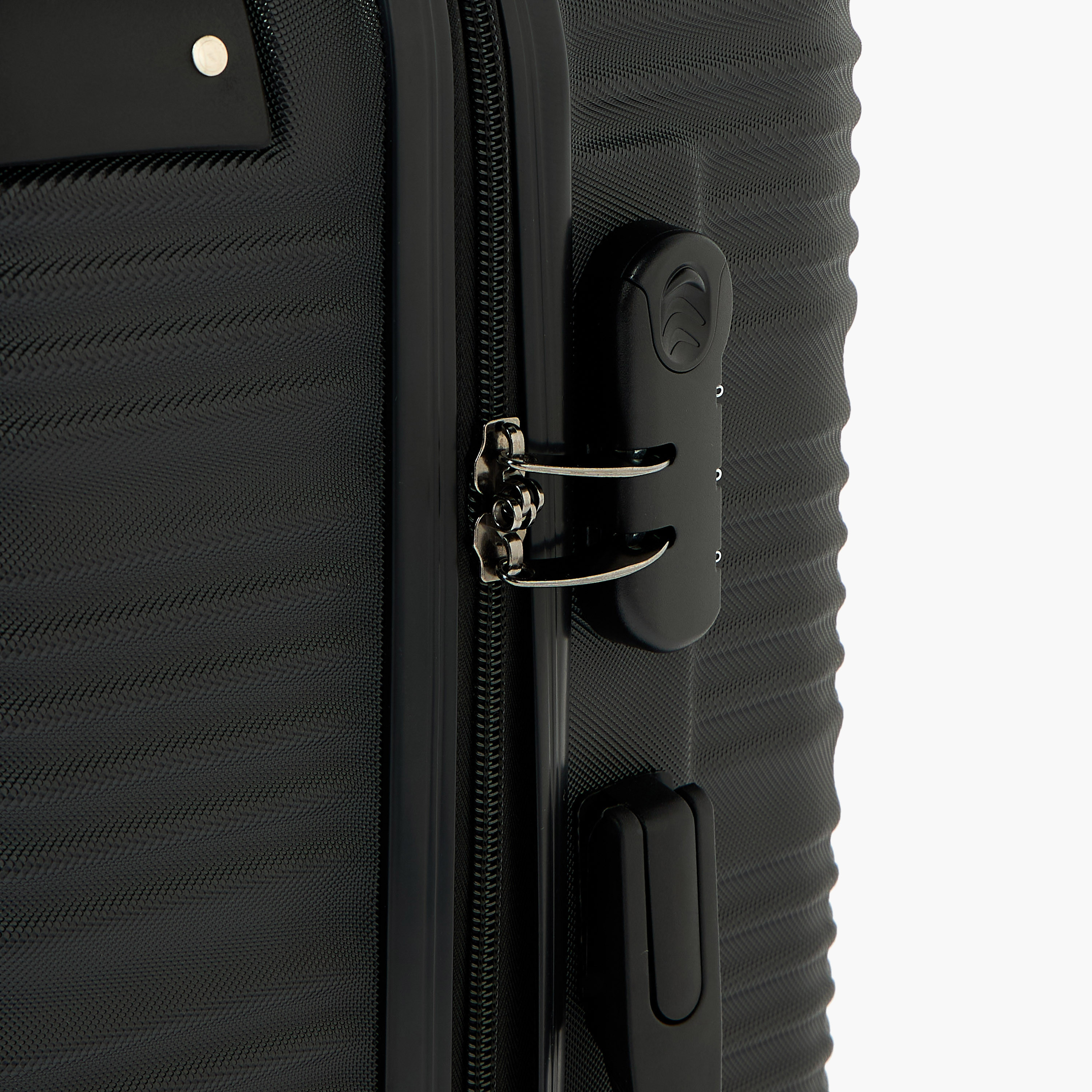 WAVE Textured Hardcase Luggage Trolley with Retractable Handle - 20 inches Cabin Bag-travel-luggagesandbags-luggage-image-4