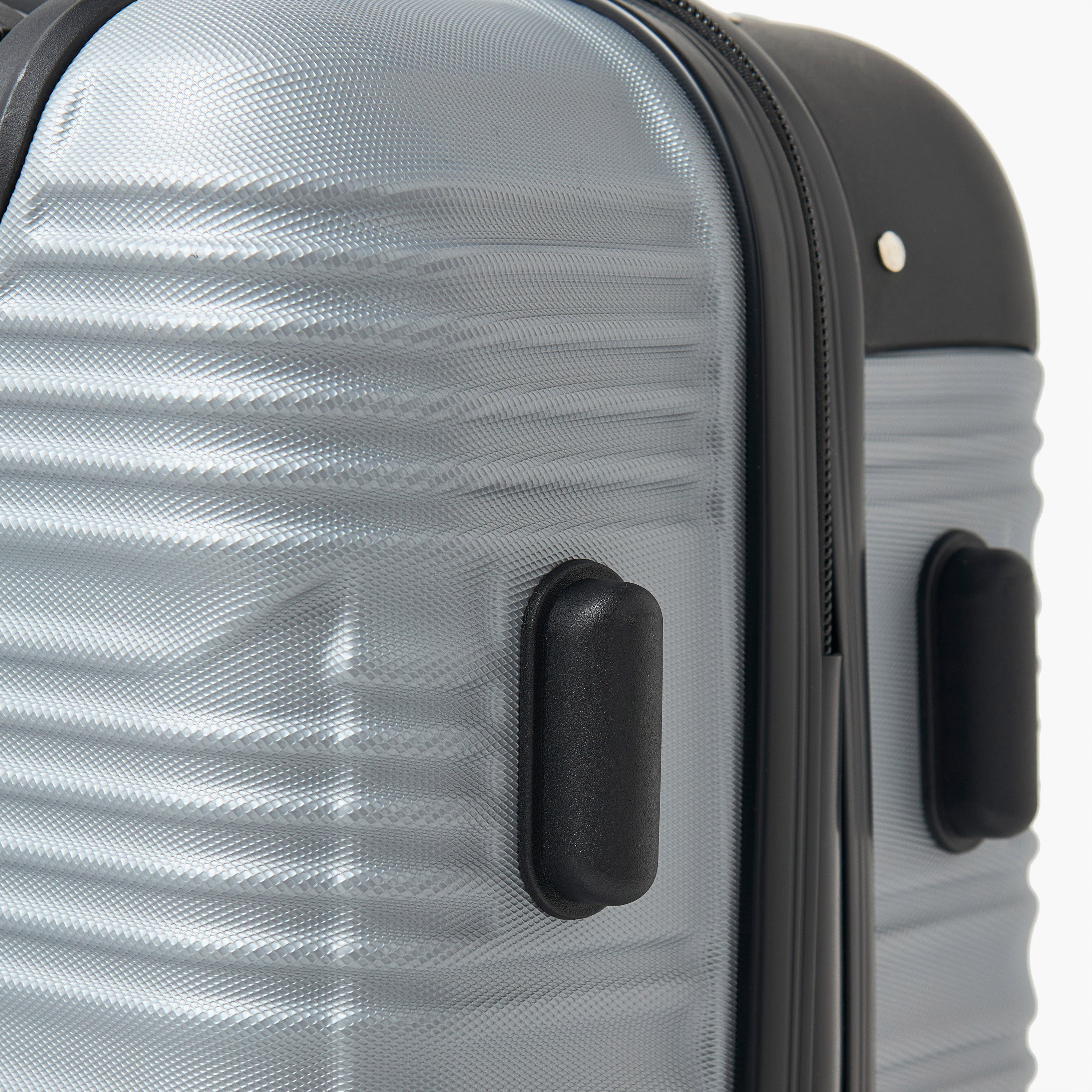 WAVE Textured Hardcase Luggage Trolley with Retractable Handle - 20 inches Cabin Bag-travel-luggagesandbags-luggage-image-5