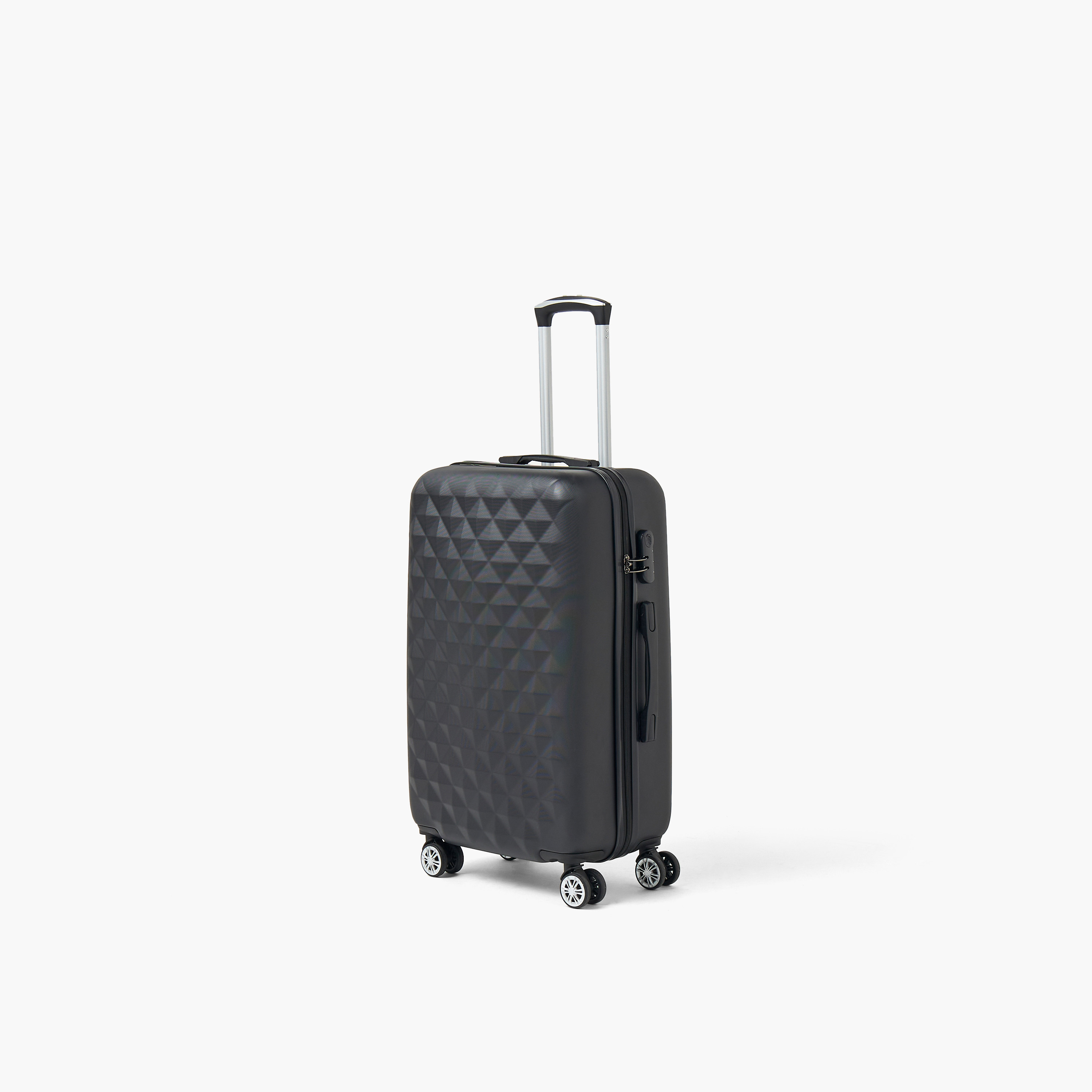 شنطة سفر بعجلات صلبة بارزة الملمس بمقبض قابل للسحب من ويفي - 20 بوصة للكابينه-travel-luggagesandbags-luggage-image-10