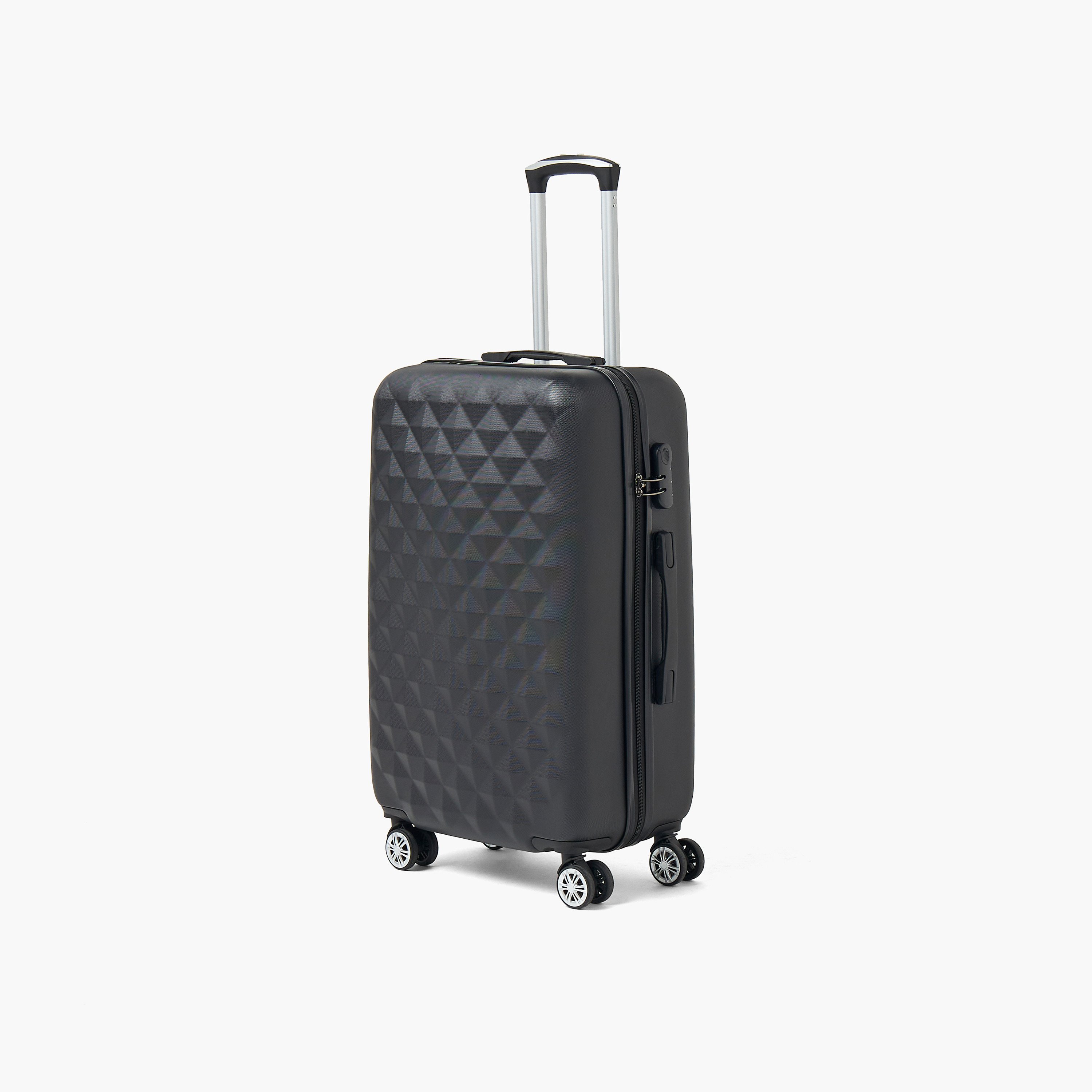 شنطة سفر بعجلات صلبة بارزة الملمس بمقبض قابل للسحب من ويفي - 20 بوصة للكابينه-travel-luggagesandbags-luggage-image-11