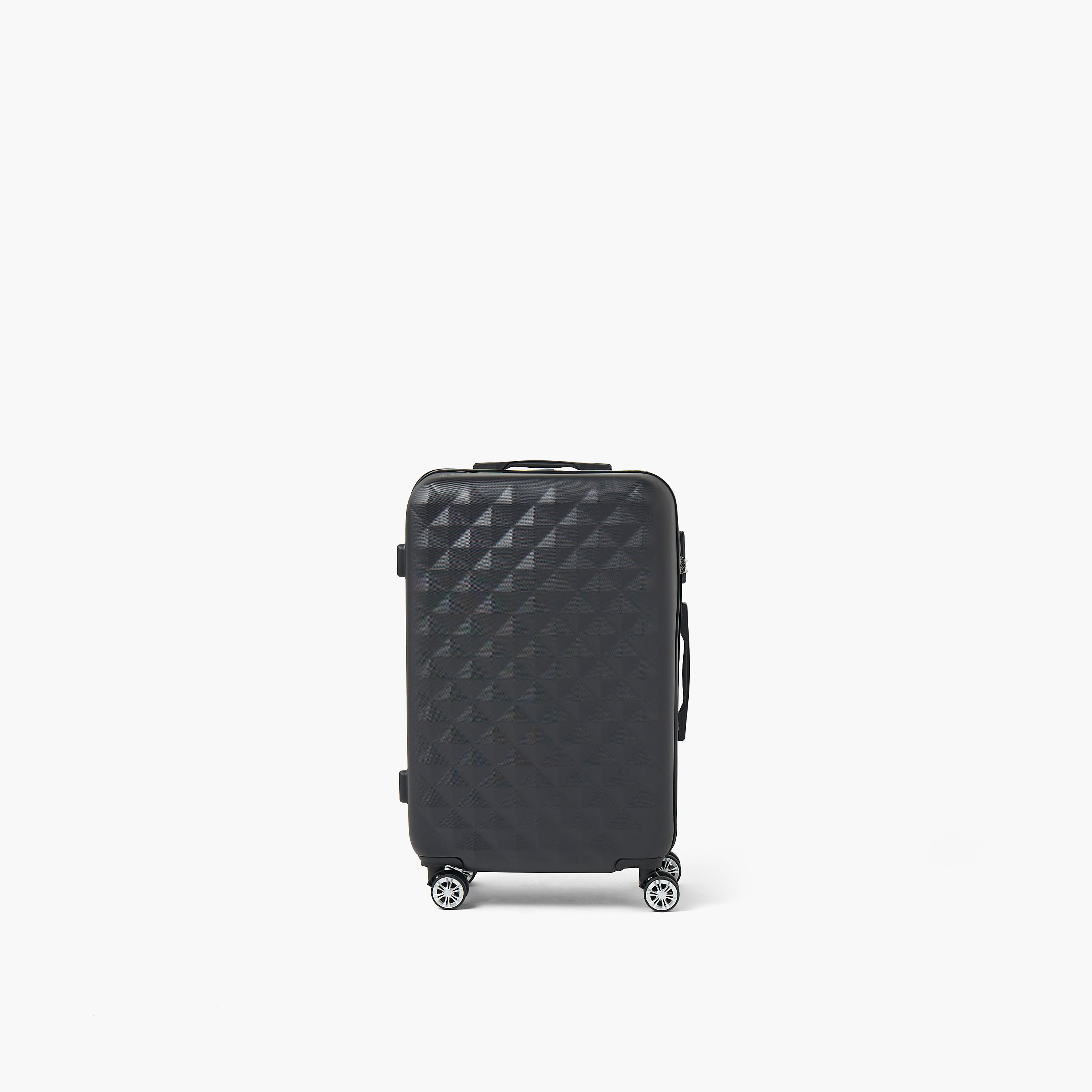 شنطة سفر بعجلات صلبة بارزة الملمس بمقبض قابل للسحب من ويفي - 20 بوصة للكابينه-travel-luggagesandbags-luggage-image-2