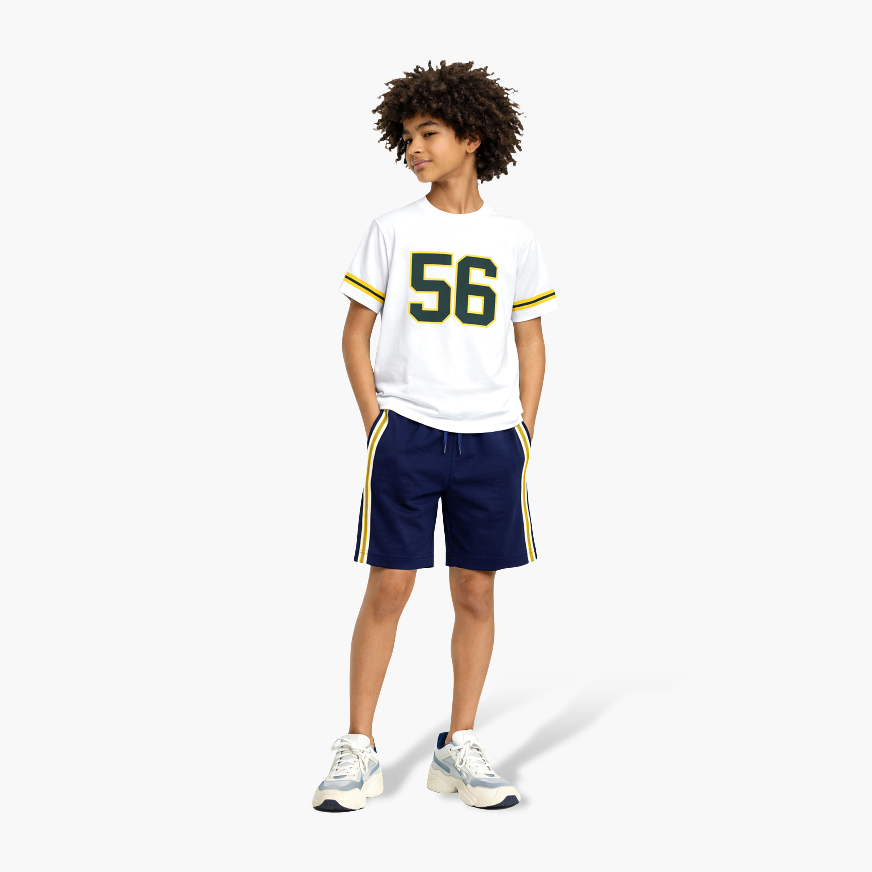 طقم مكون من تيشيرت "California 56" وشورت قطعتين من فيكتور آند جين-boys-clothing-setsandcoords-image-1