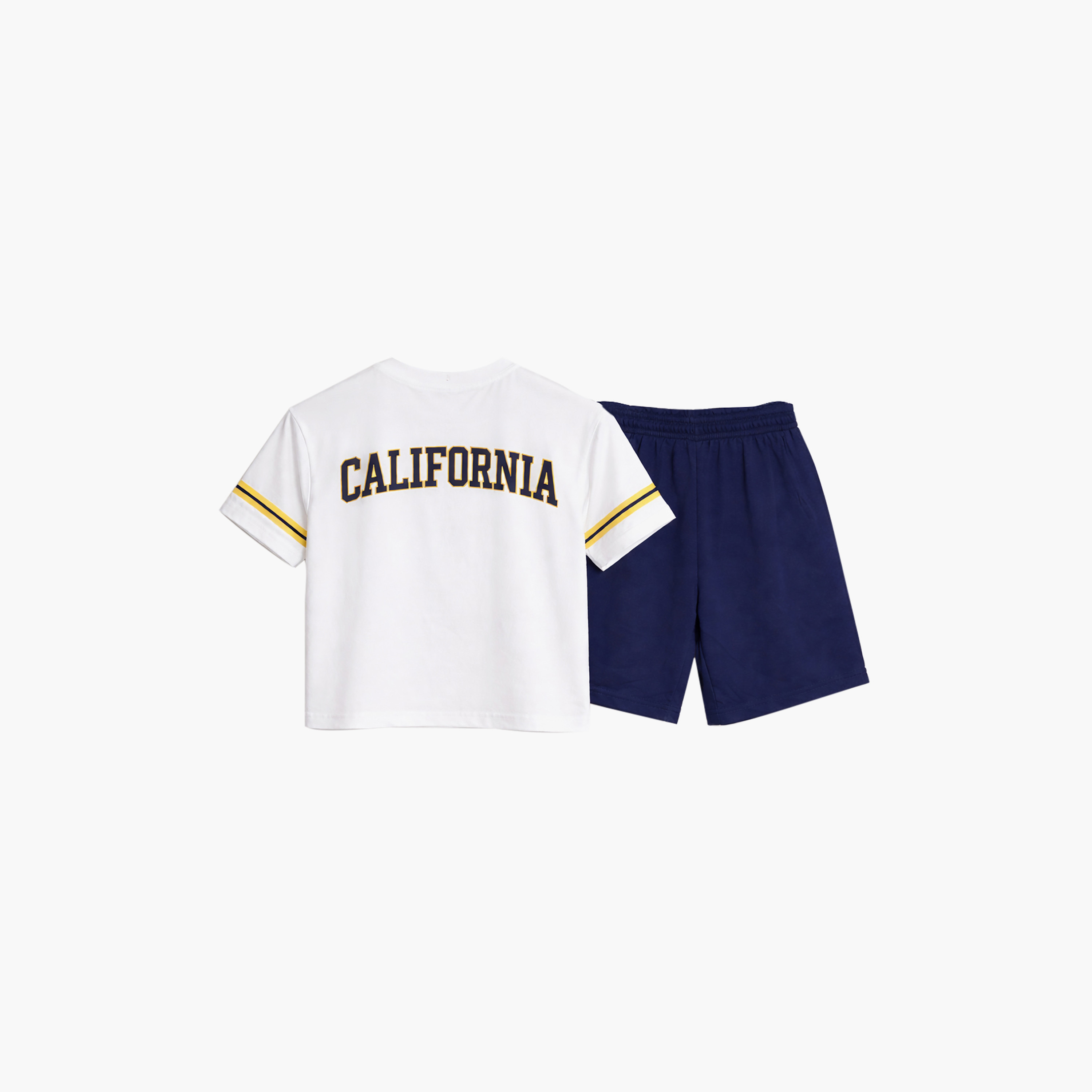 طقم مكون من تيشيرت "California 56" وشورت قطعتين من فيكتور آند جين-boys-clothing-setsandcoords-image-3