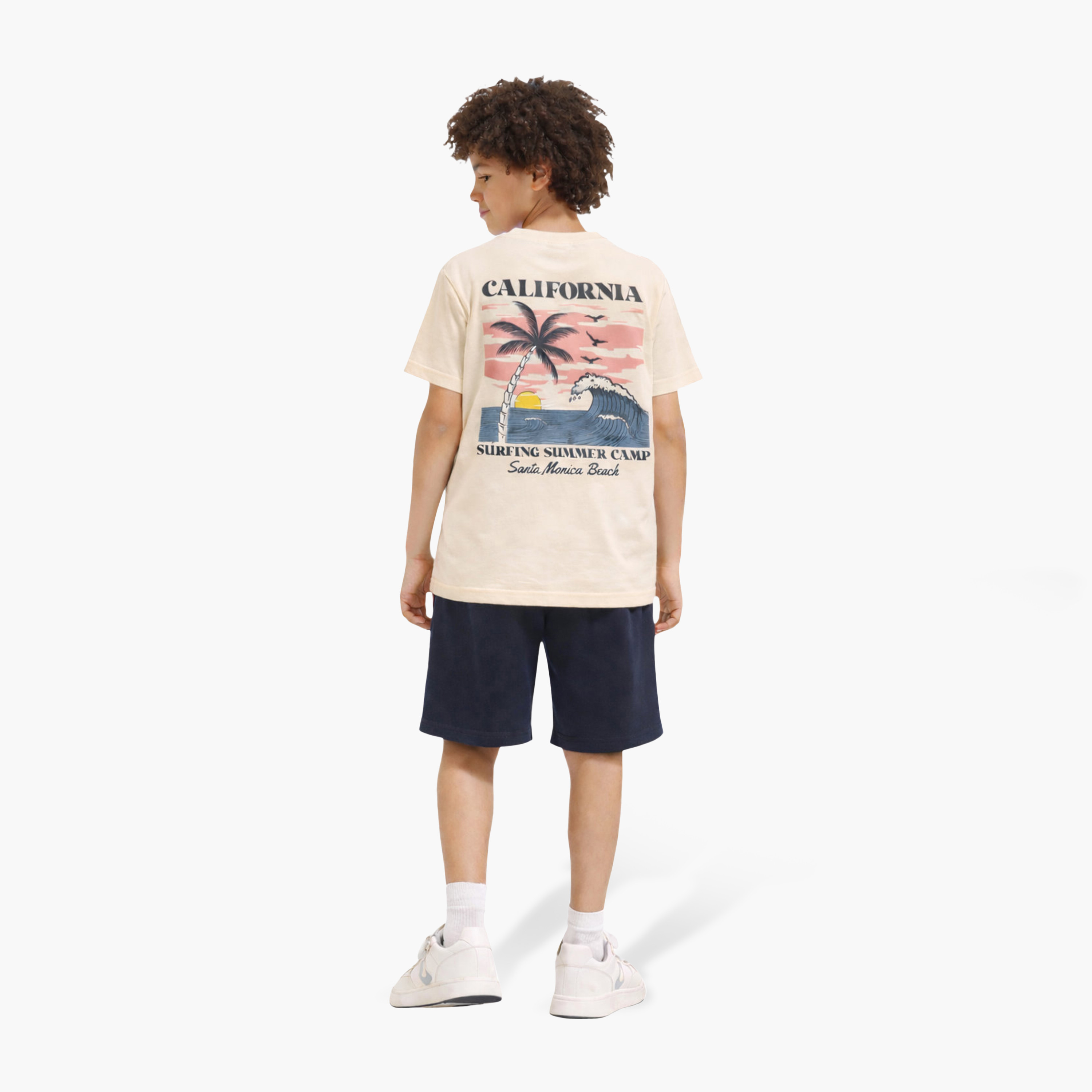 Victor and Jane Half Sleeves California Graphic Relaxed Fit T-Shirt-boys-clothing-tshirtsandpolos-image-2