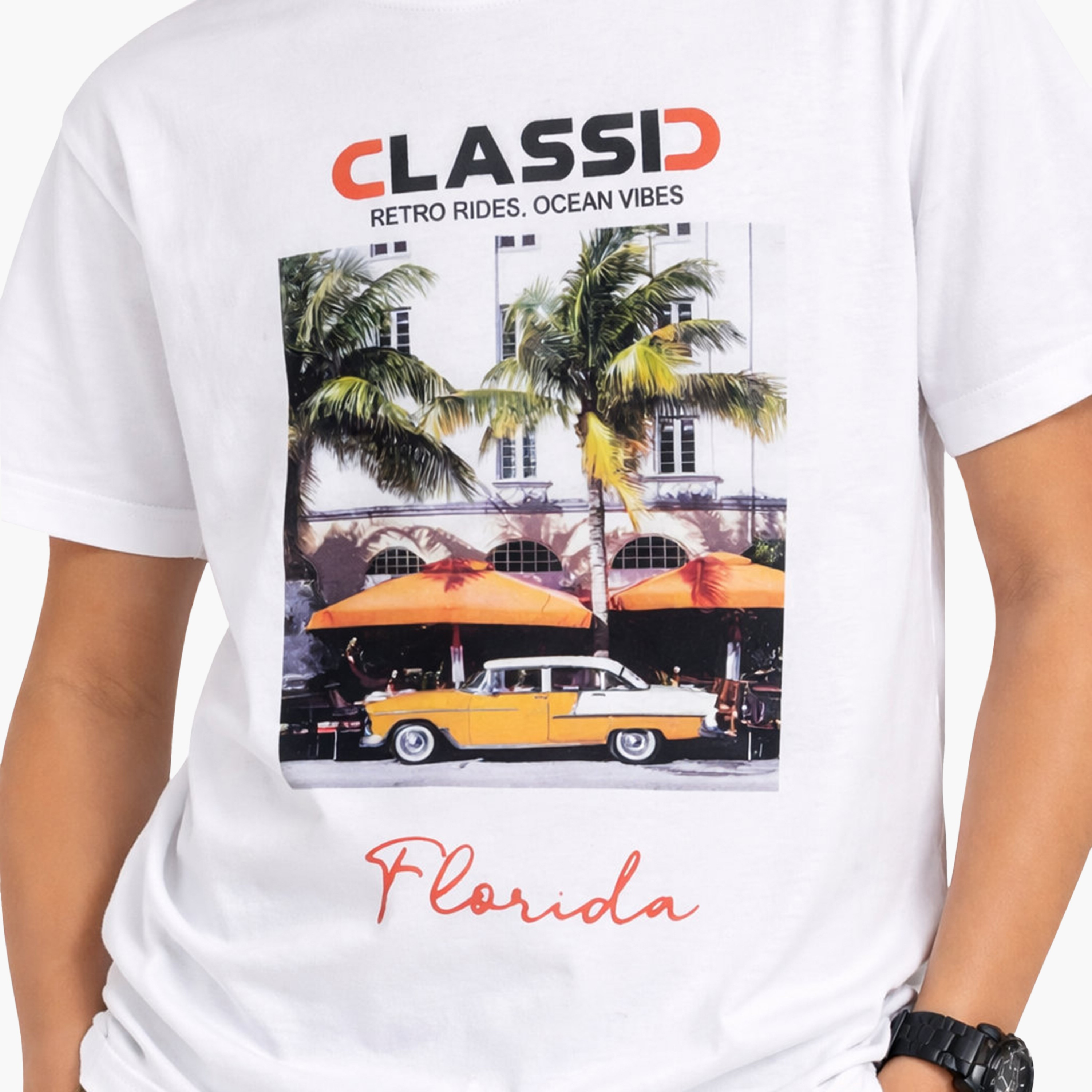 Victor and Jane Half Sleeves Florida Graphic Relaxed Fit T-Shirt-boys-clothing-tshirtsandpolos-image-4