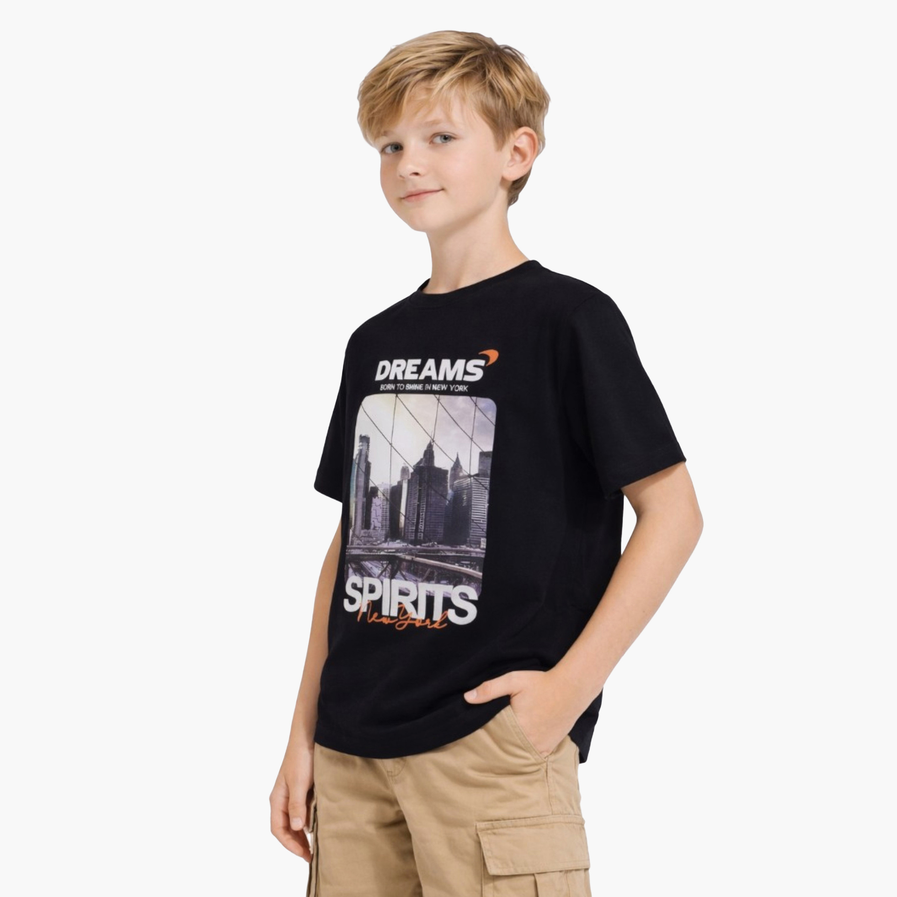 Victor and Jane 2-Piece Dreams Sprints Printed T-Shirt & Shorts Set-boys-clothing-setsandcoords-image-4