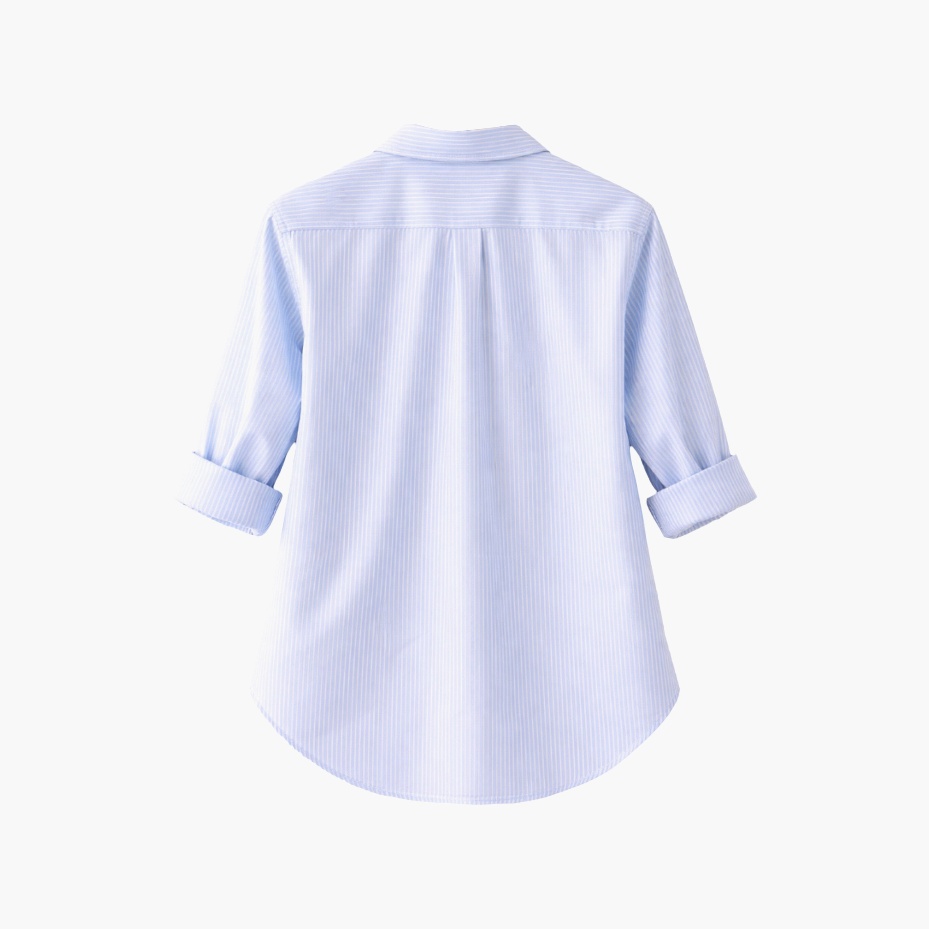 قميص قطني مخطط بقصة فضفاضة من فيكتور آند جين-girls-clothing-blousesandshirts-image-5