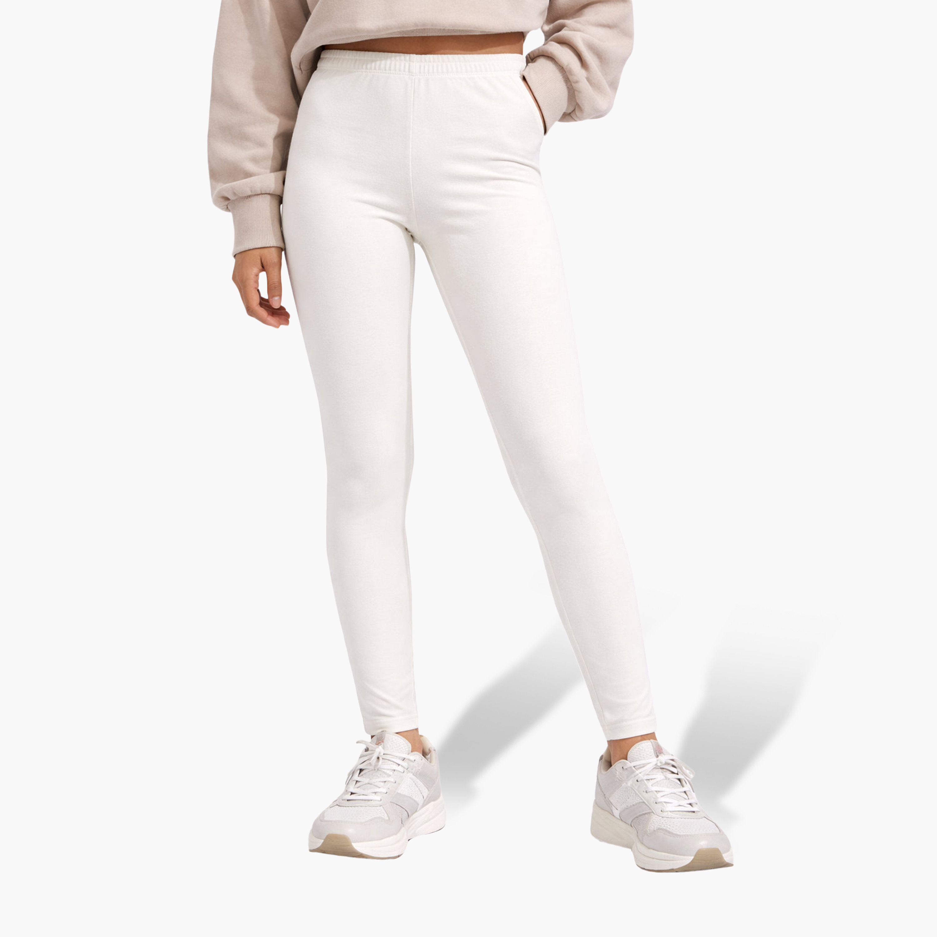 Victor and Jane 2-Piece Basic Stretch Leggings-girls-clothing-bottoms-leggings-image-3