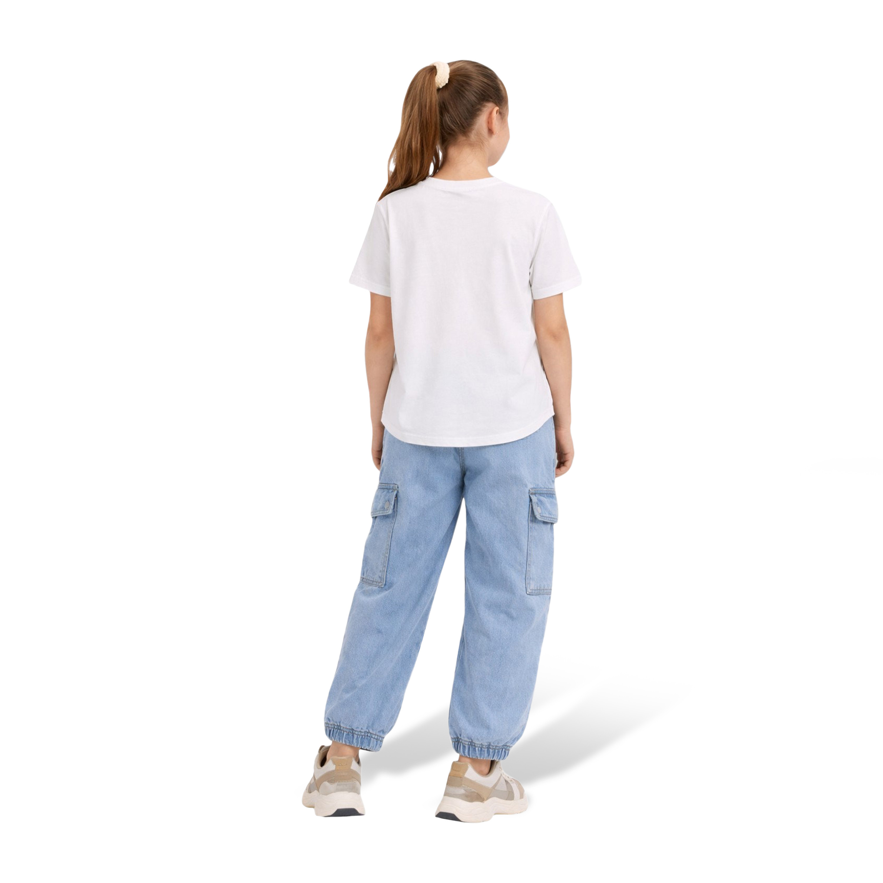 تيشيرت بأكمام قصيرة مزين بطبعة ميامي غرافيك من فيكتور أند جين-girls-clothing-tshirts-image-3