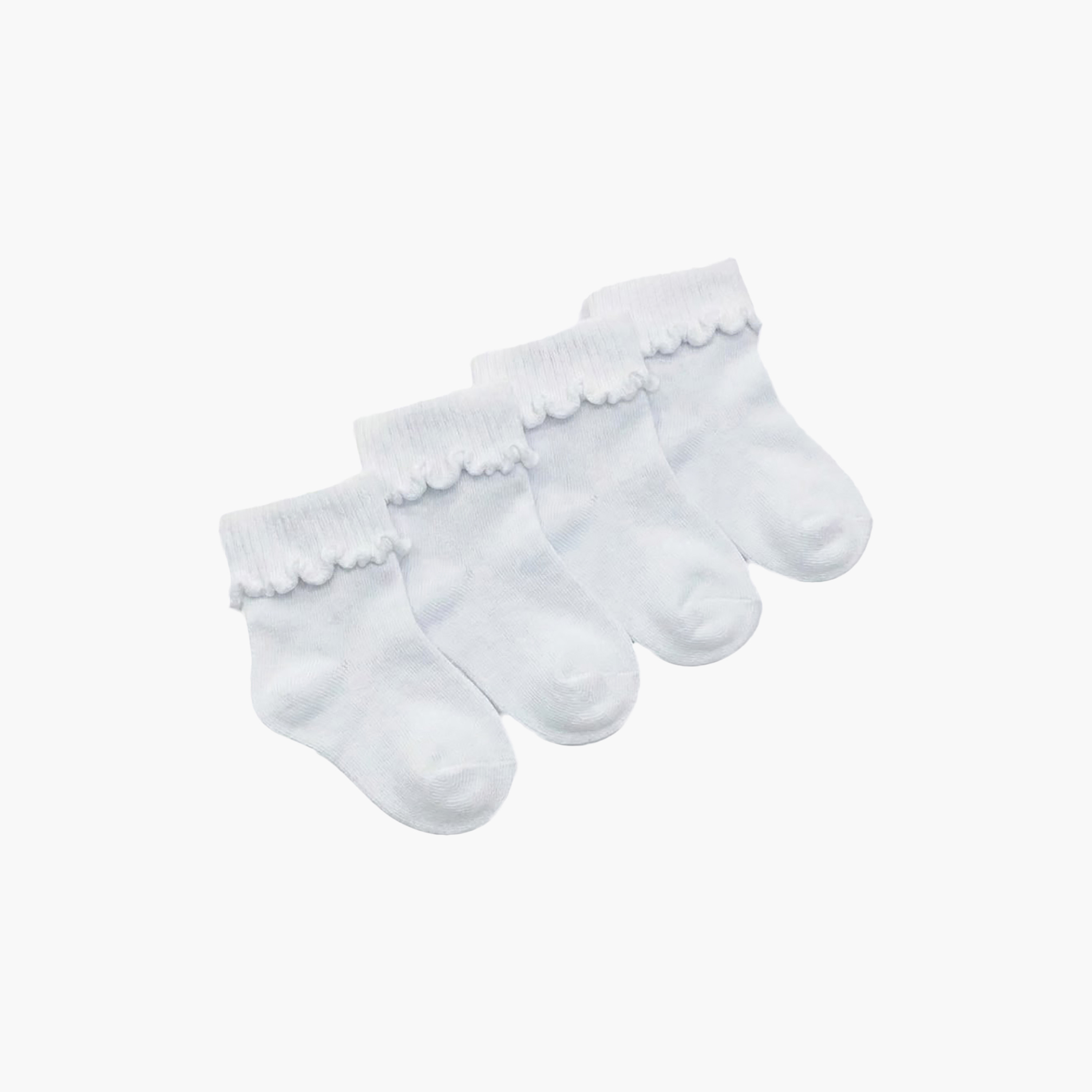 Victor and Jane 4-Pair Cotton Breathable Roll Top Socks-girls-accessories-socks-image-1