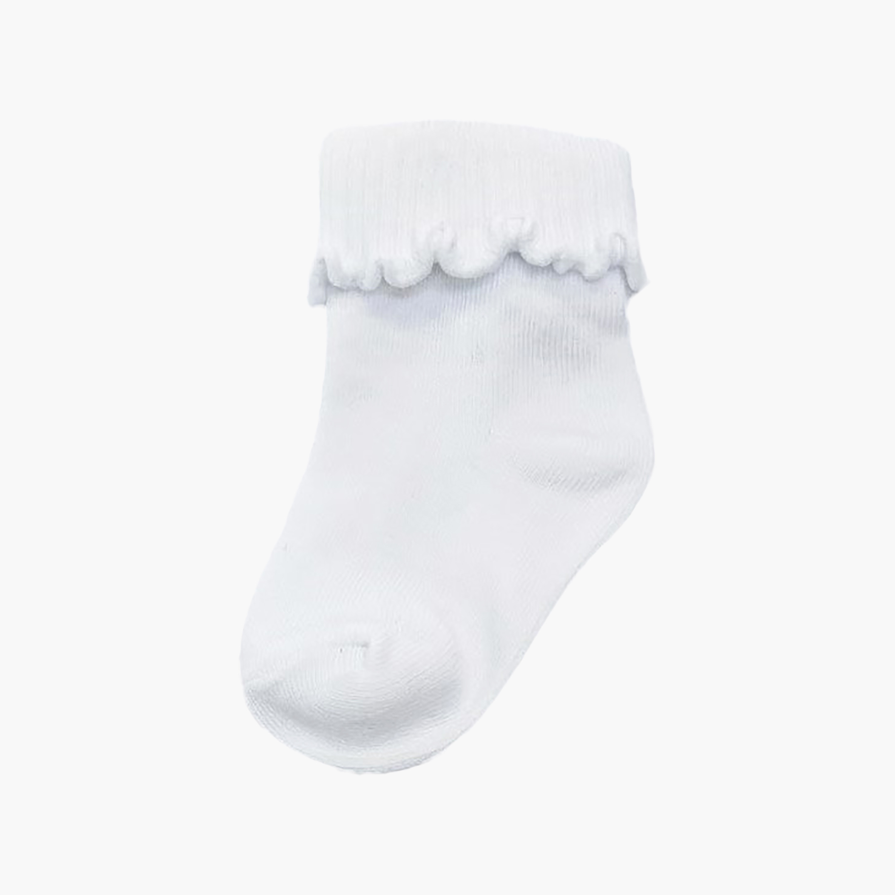 طقم جوارب قطنية مسامية بحافة ملفوفة 4 أزواج من فيكتور آند جين-girls-accessories-socks-image-2